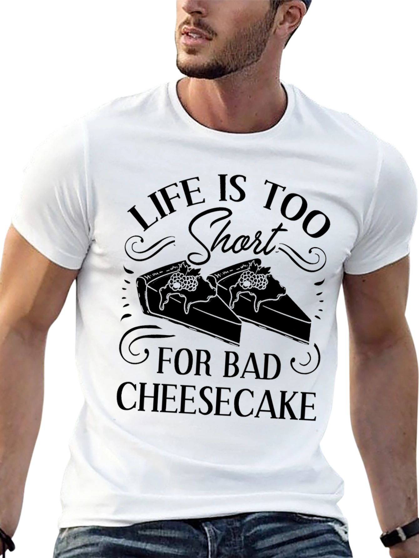 Life Too Short Bad Cheesecake Graphic Tee