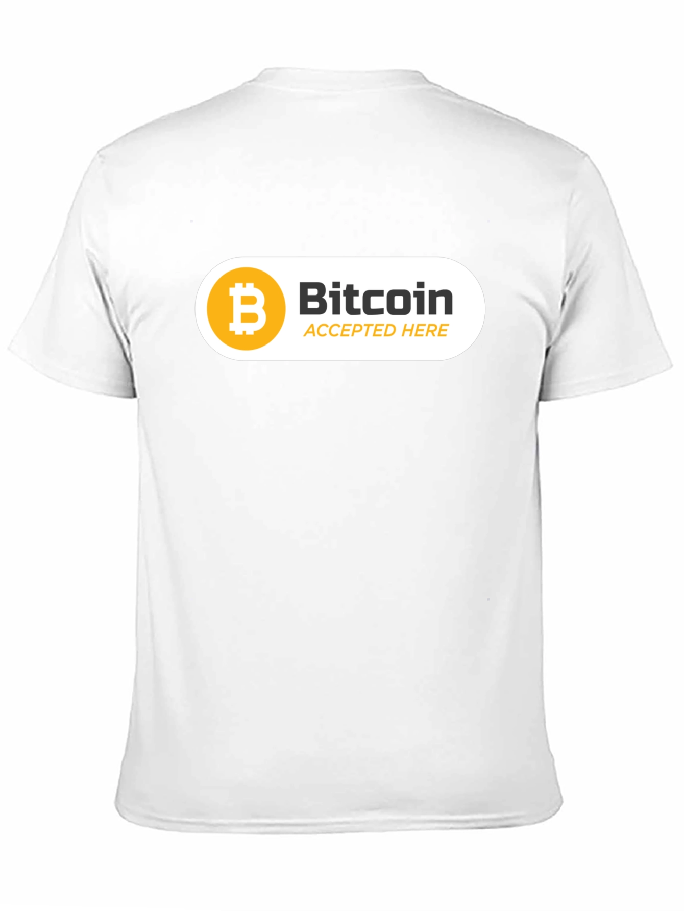 Bitcoin Accepted Here Black T-Shirt