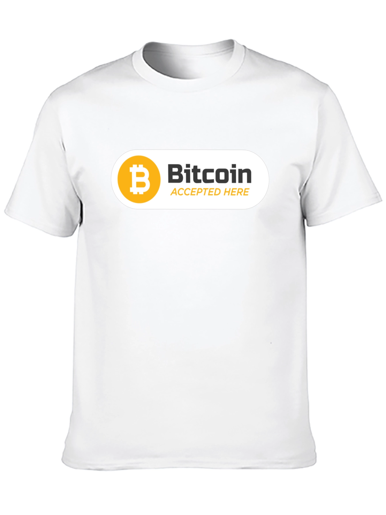 Bitcoin Accepted Here Black T-Shirt