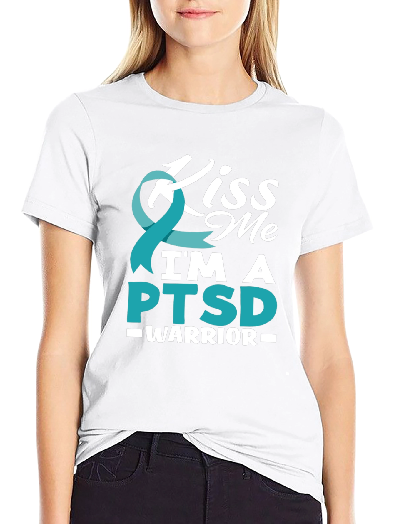 Kiss Me PTSD Warrior Graphic Tee