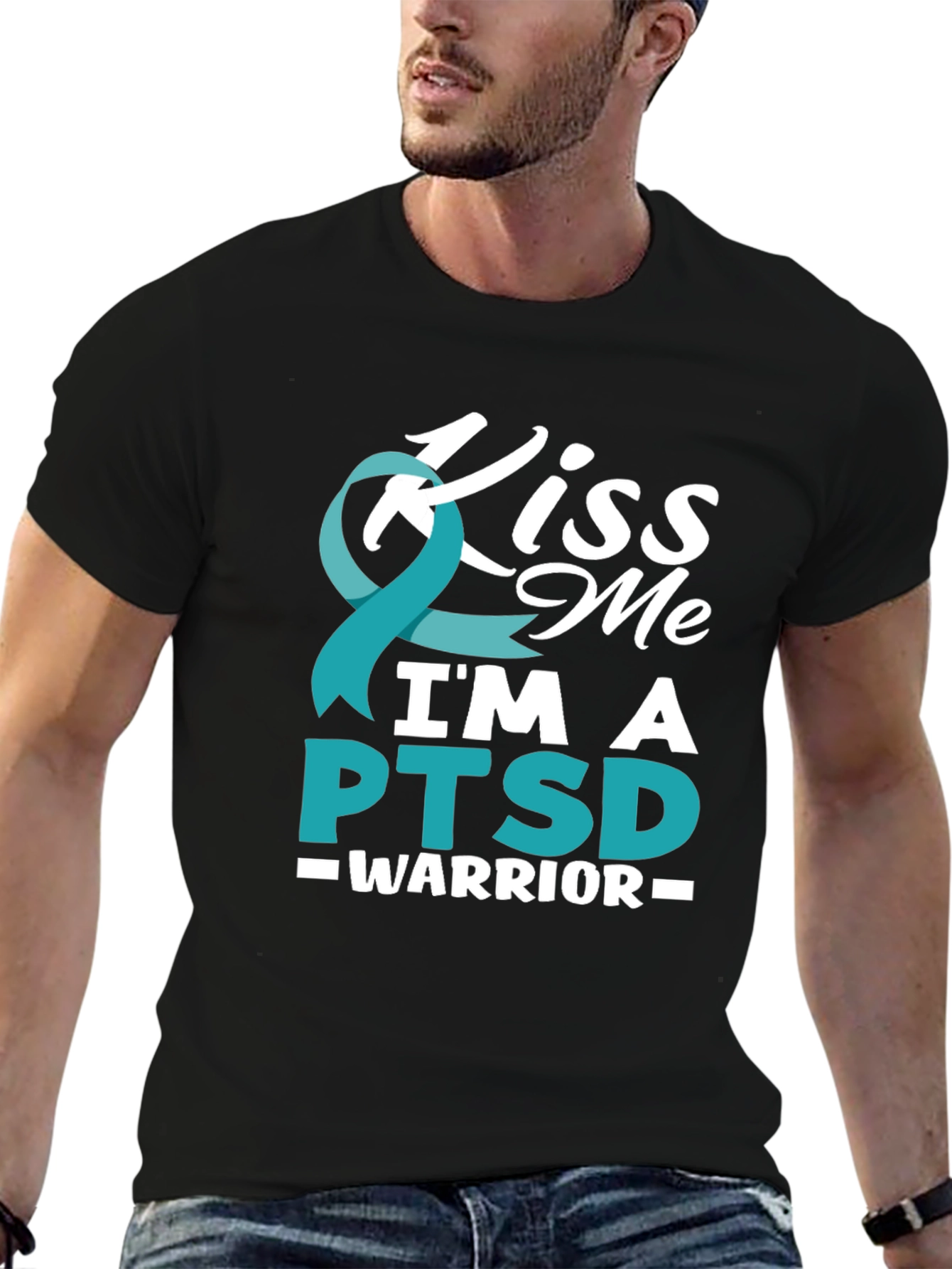 Kiss Me PTSD Warrior Graphic Tee