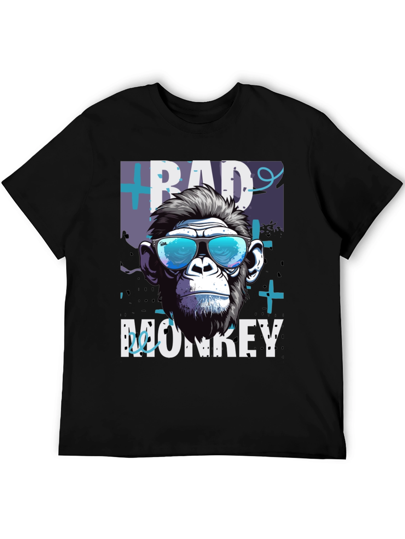 Bad Monkey Graphic Tee - Cool Animal Print T-Shirt