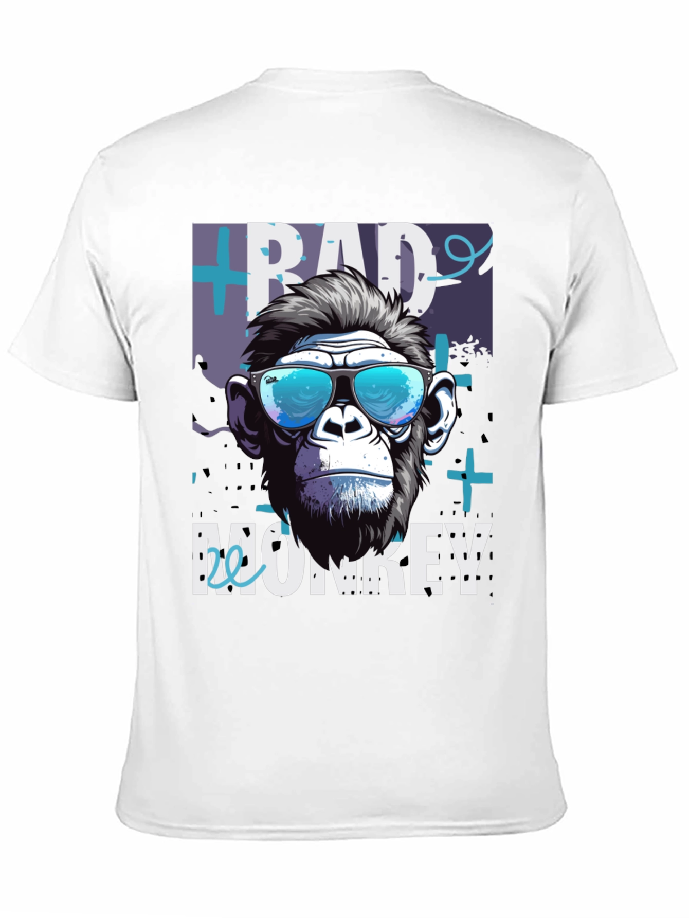 Bad Monkey Graphic Tee - Cool Animal Print T-Shirt