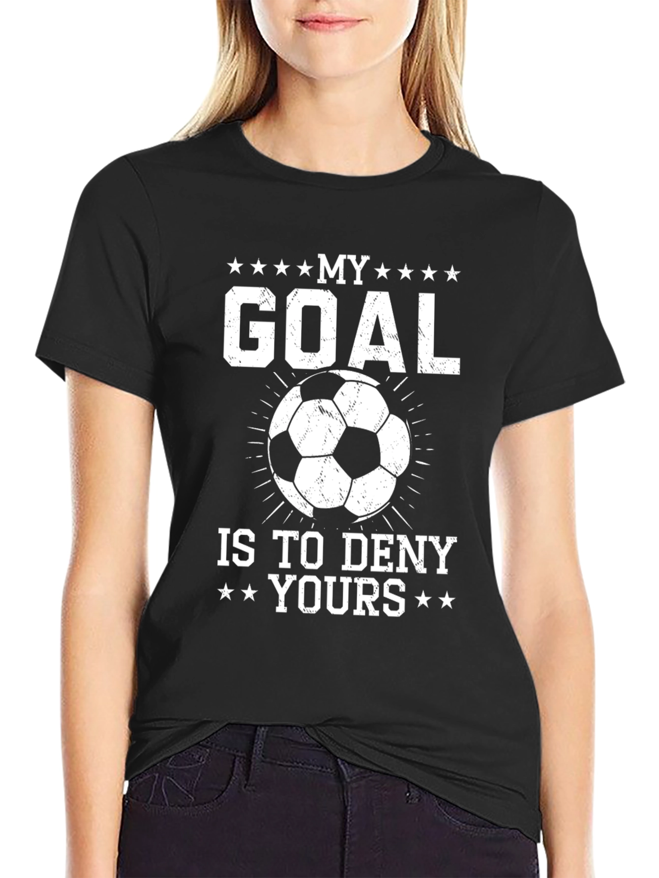 Soccer Goal T-Shirt: Deny Yours!