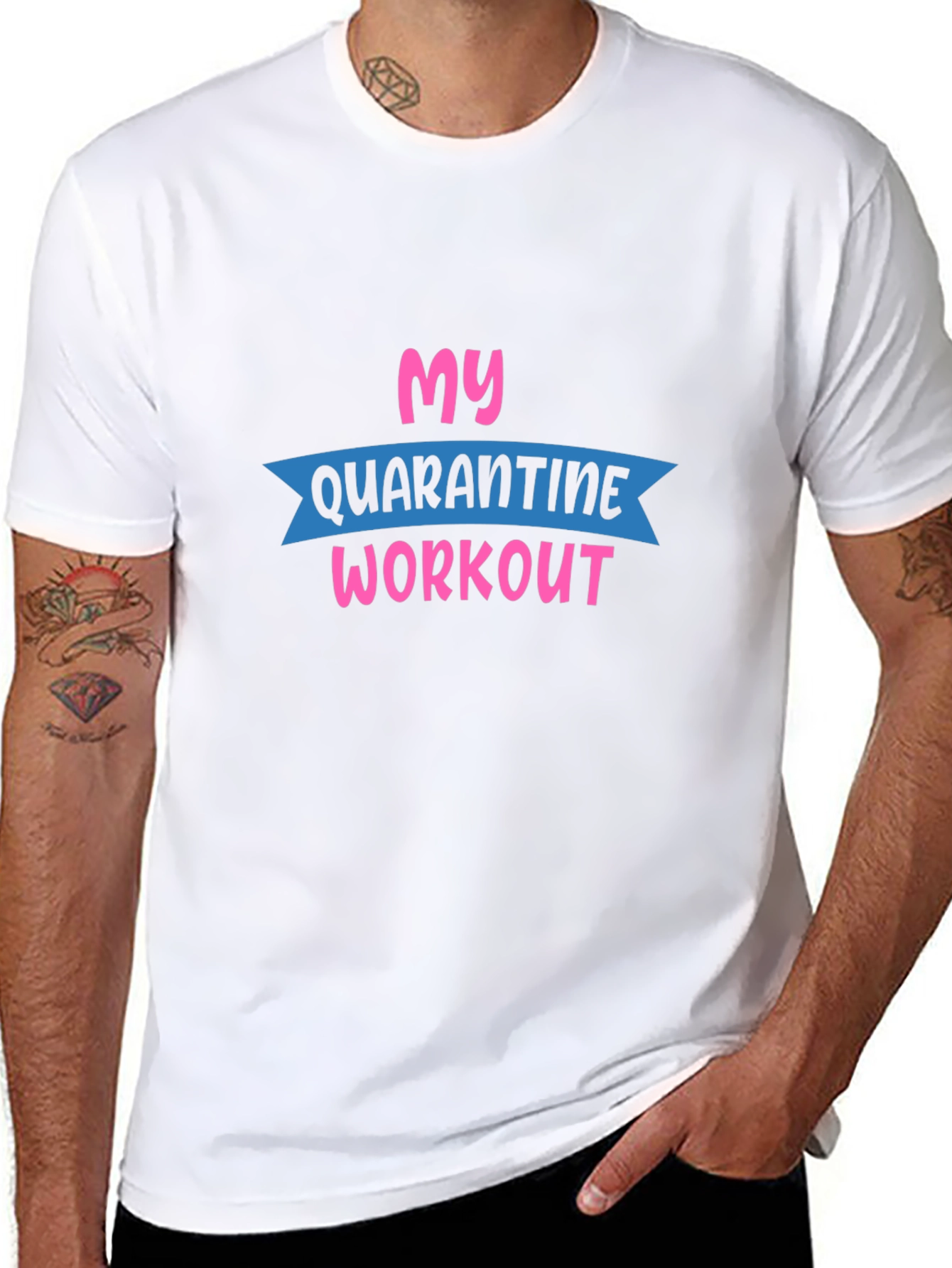 My Quarantine Workout Graphic Tee