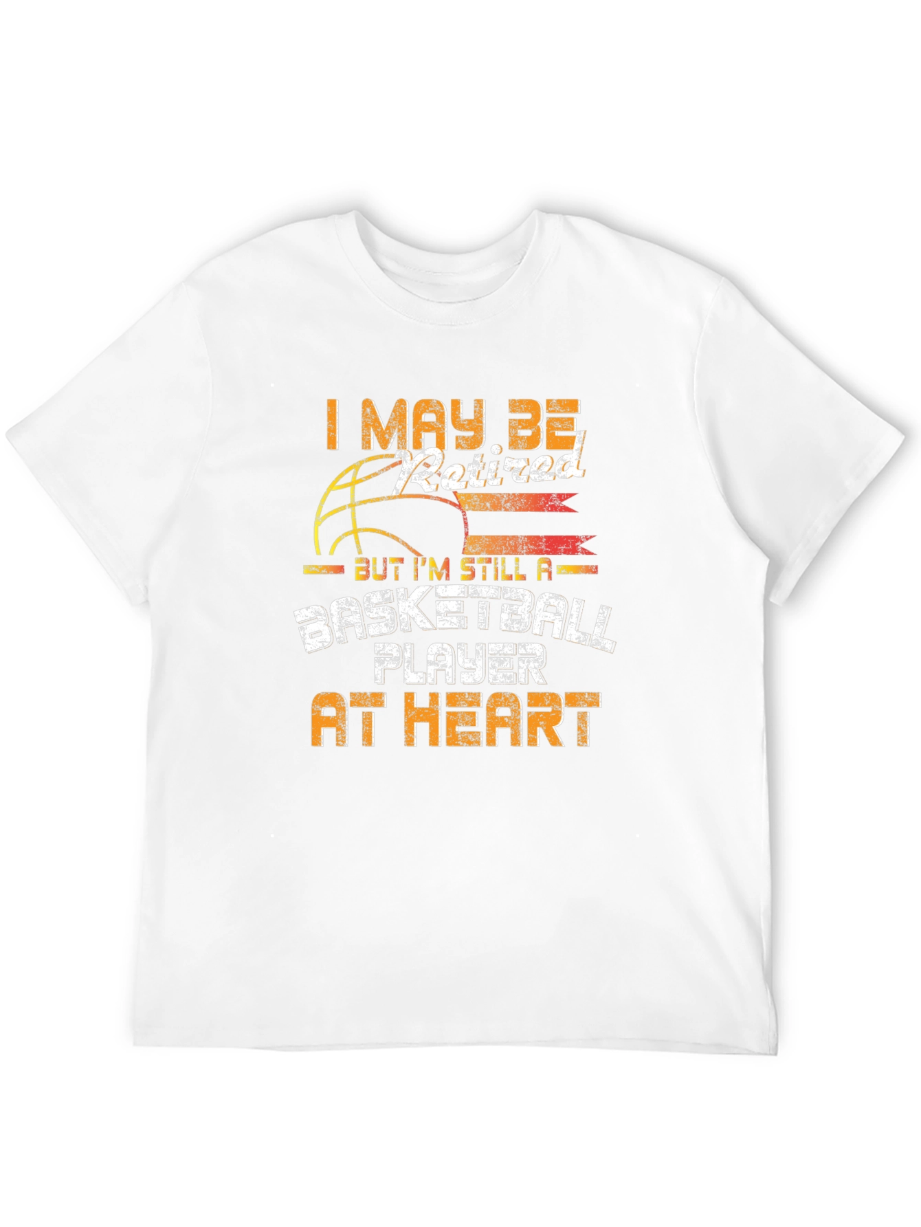 Retired Basketball Player T-Shirt - Black Cotton Blend Tee