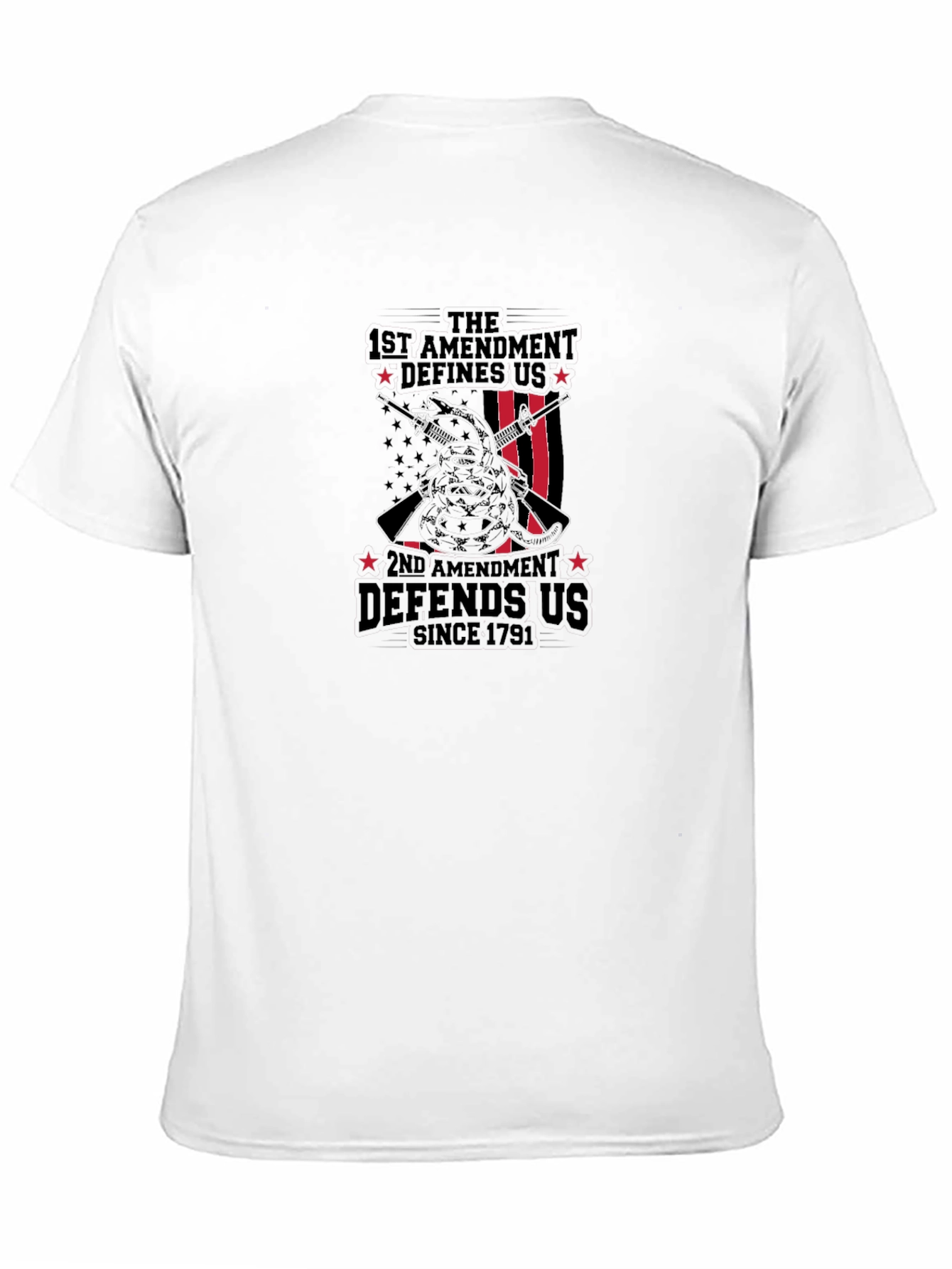 1st & 2nd Amendment Graphic T-Shirt