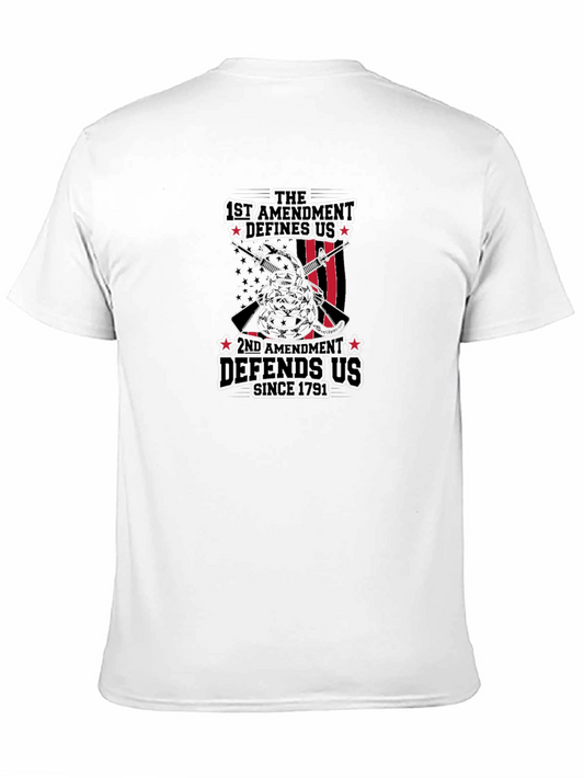 1st & 2nd Amendment Graphic T-Shirt