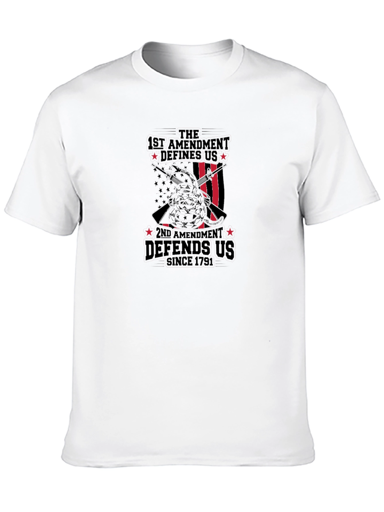 1st & 2nd Amendment Graphic T-Shirt