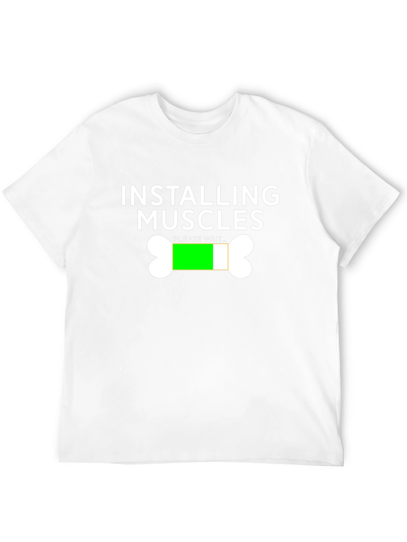 Installing Muscles Funny Workout T-Shirt