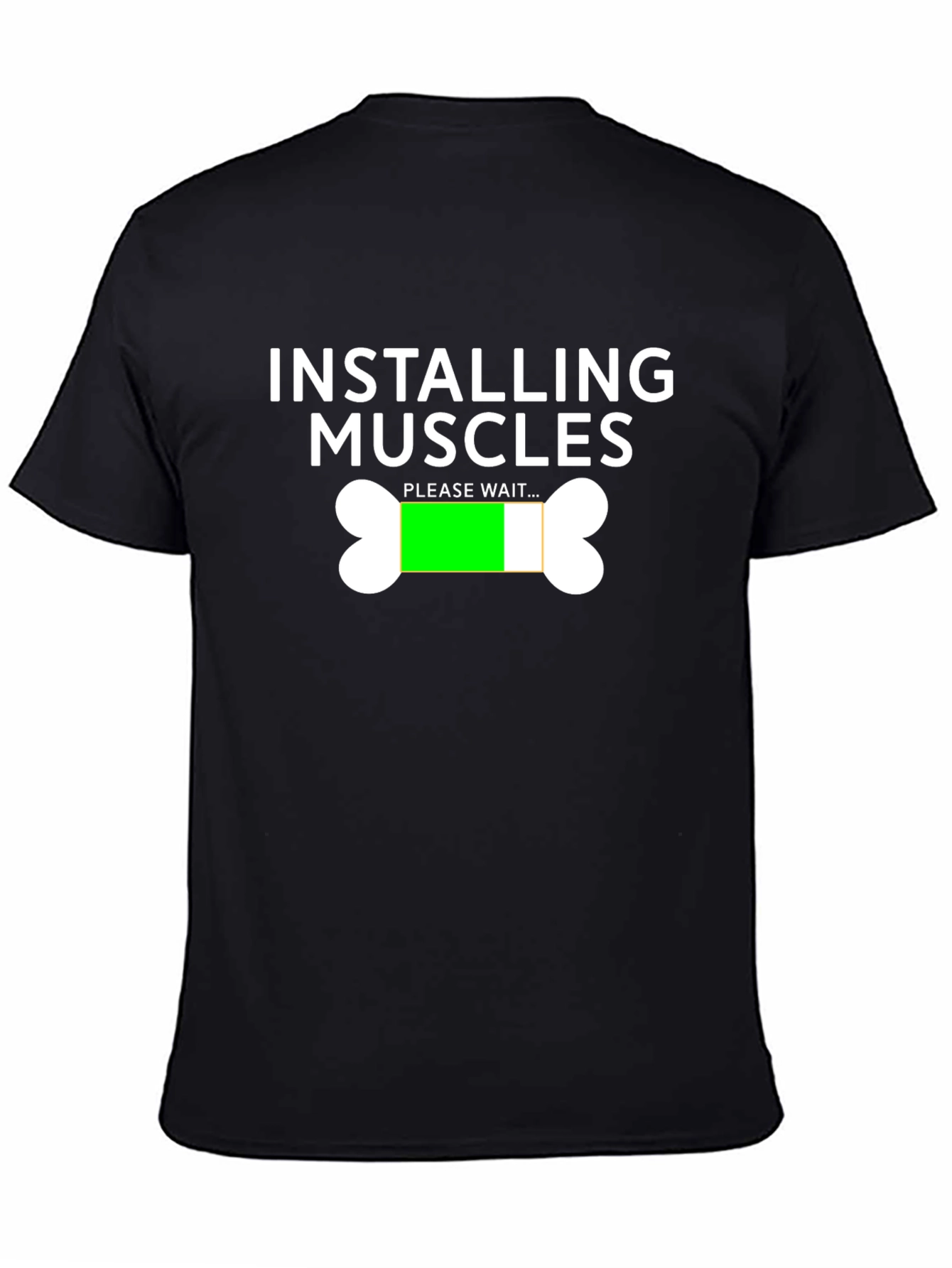 Installing Muscles Funny Workout T-Shirt