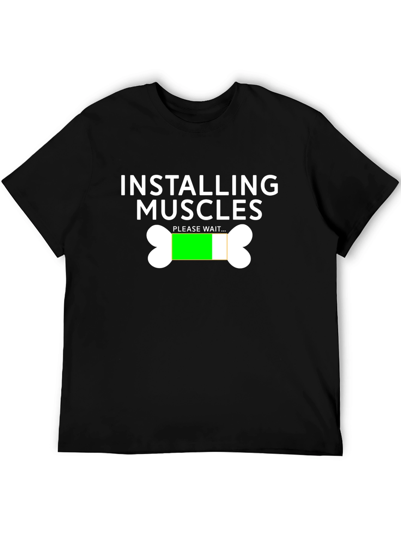 Installing Muscles Funny Workout T-Shirt