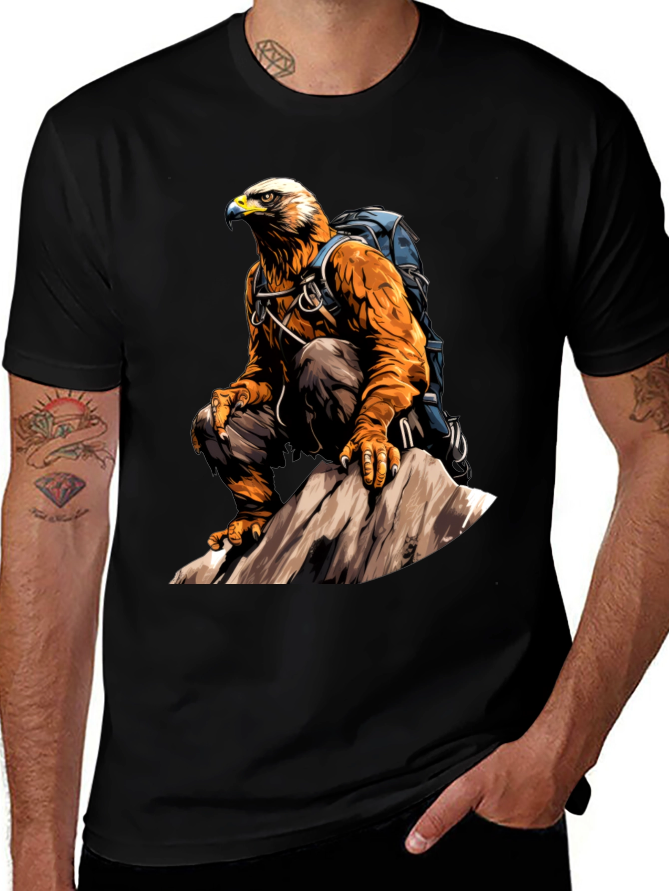 Eagle Hiker Graphic T-Shirt