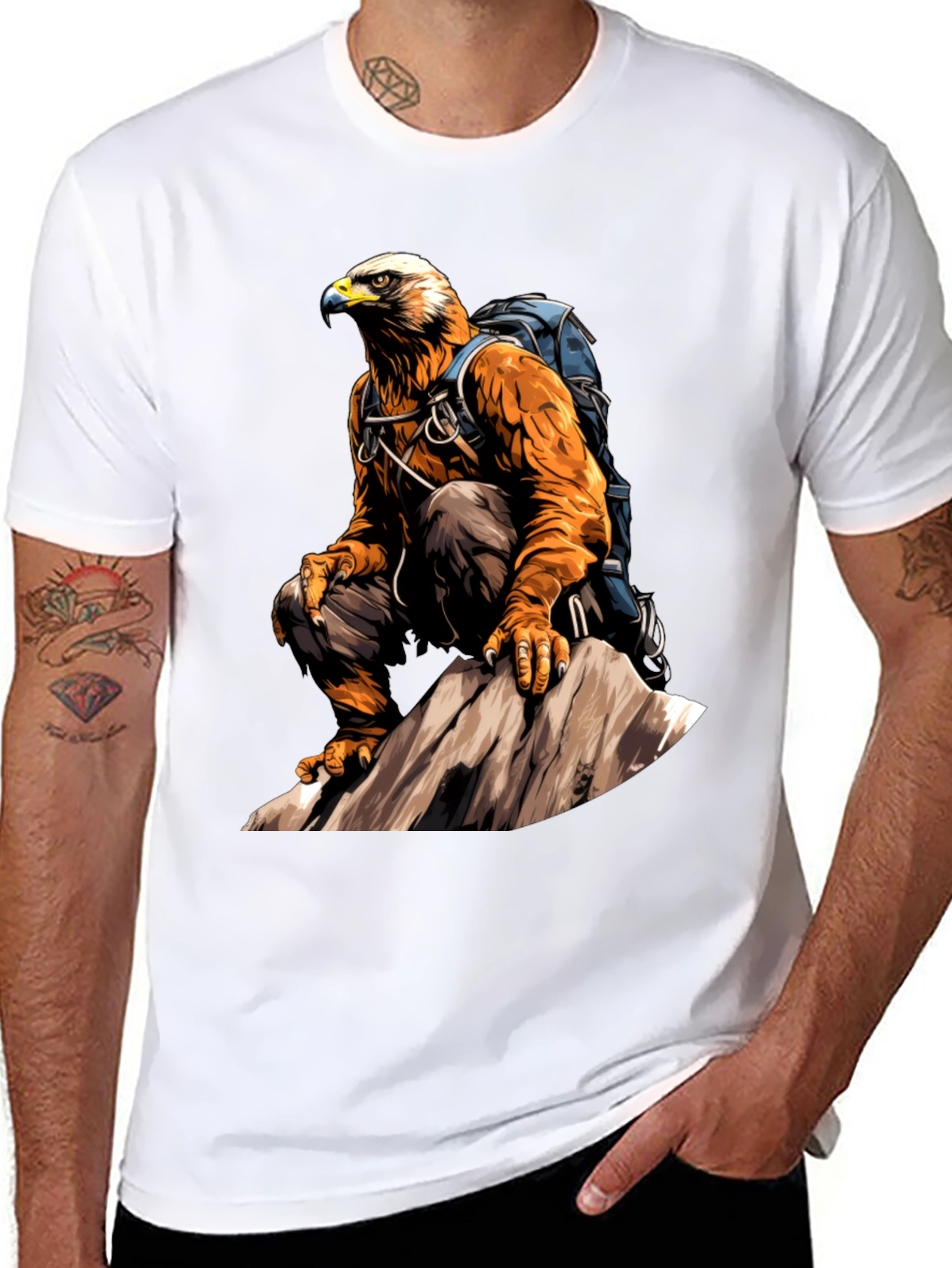 Eagle Hiker Graphic T-Shirt