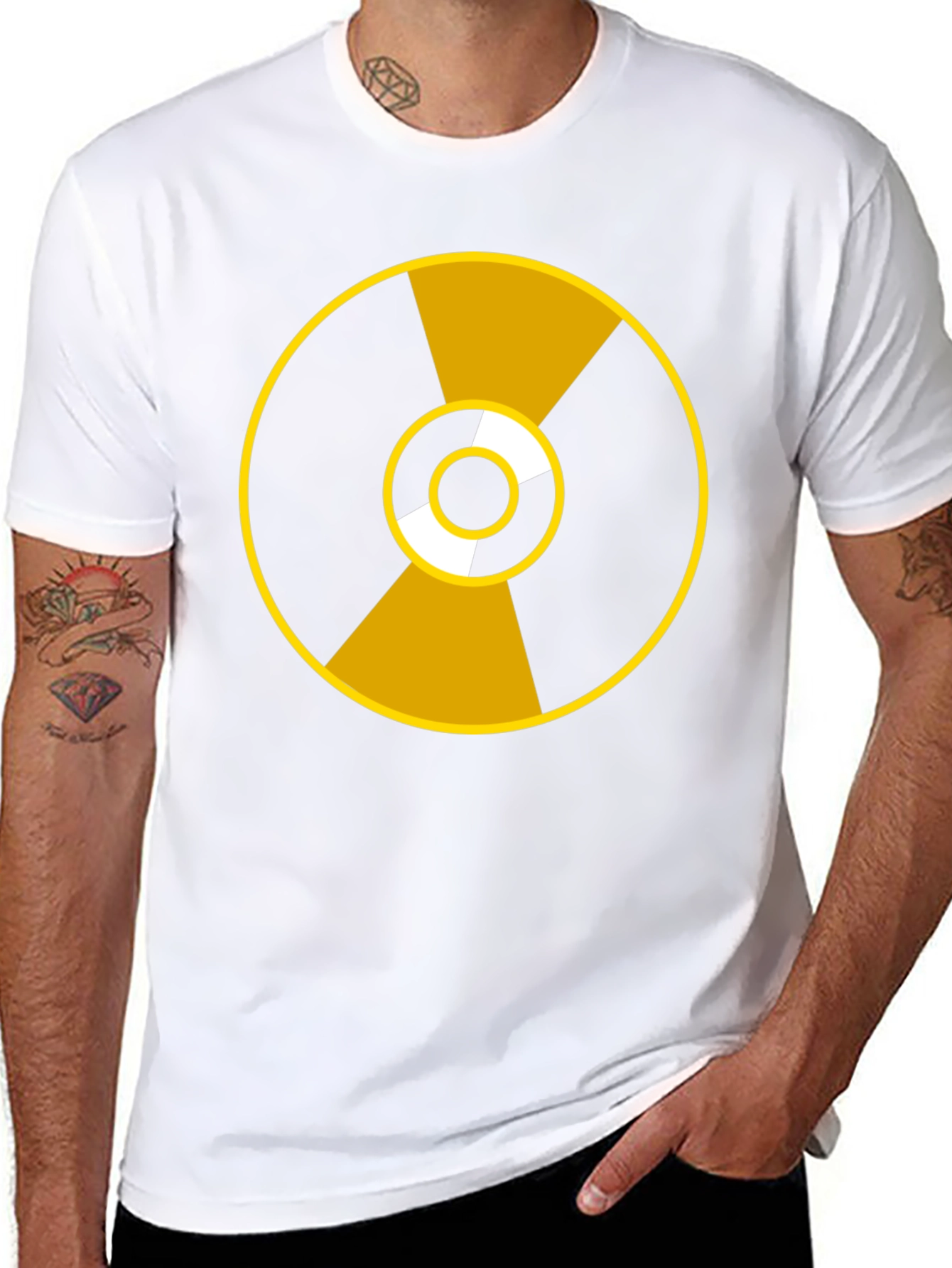Nuclear Symbol Graphic Tee - Black