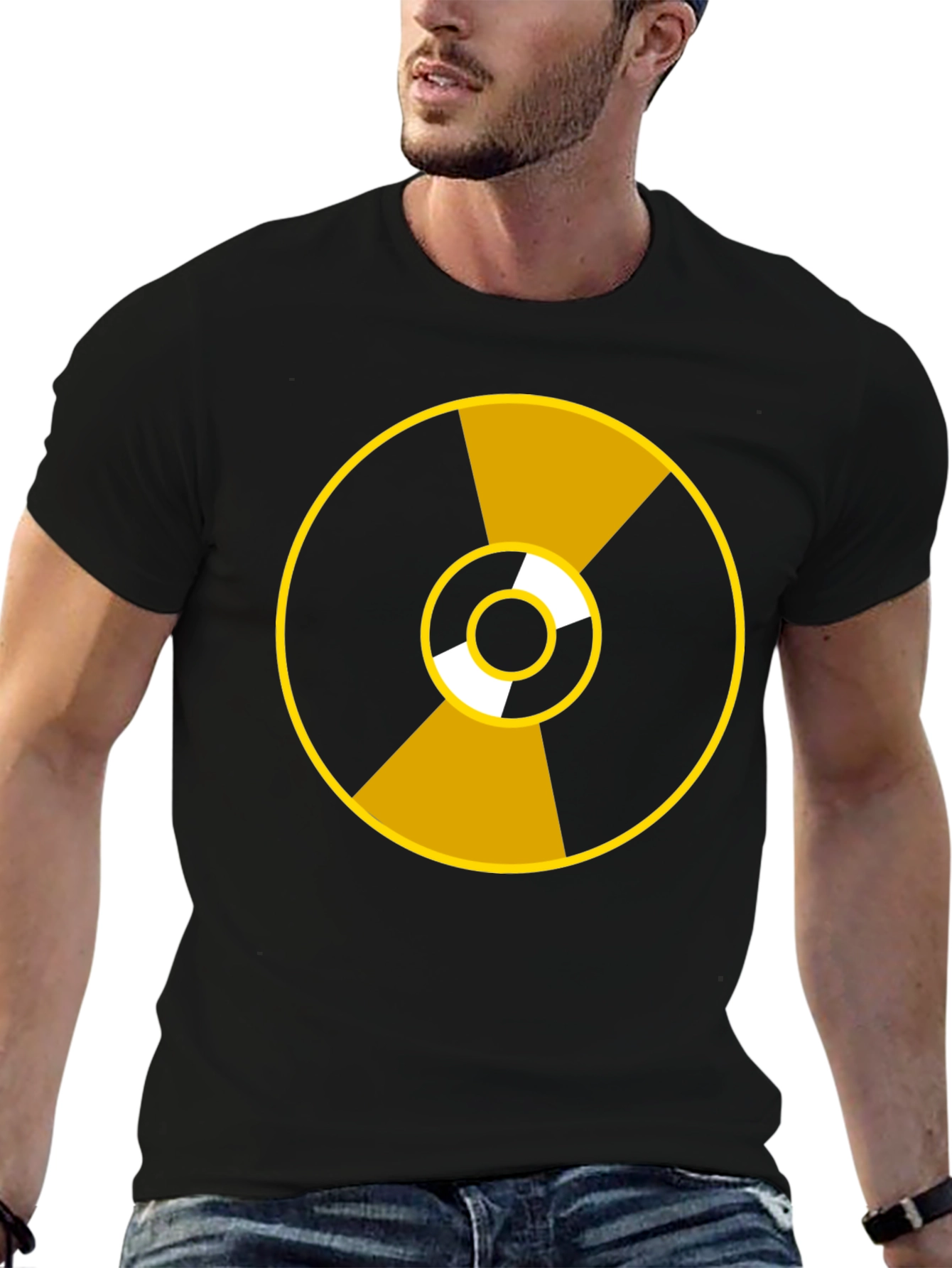 Nuclear Symbol Graphic Tee - Black