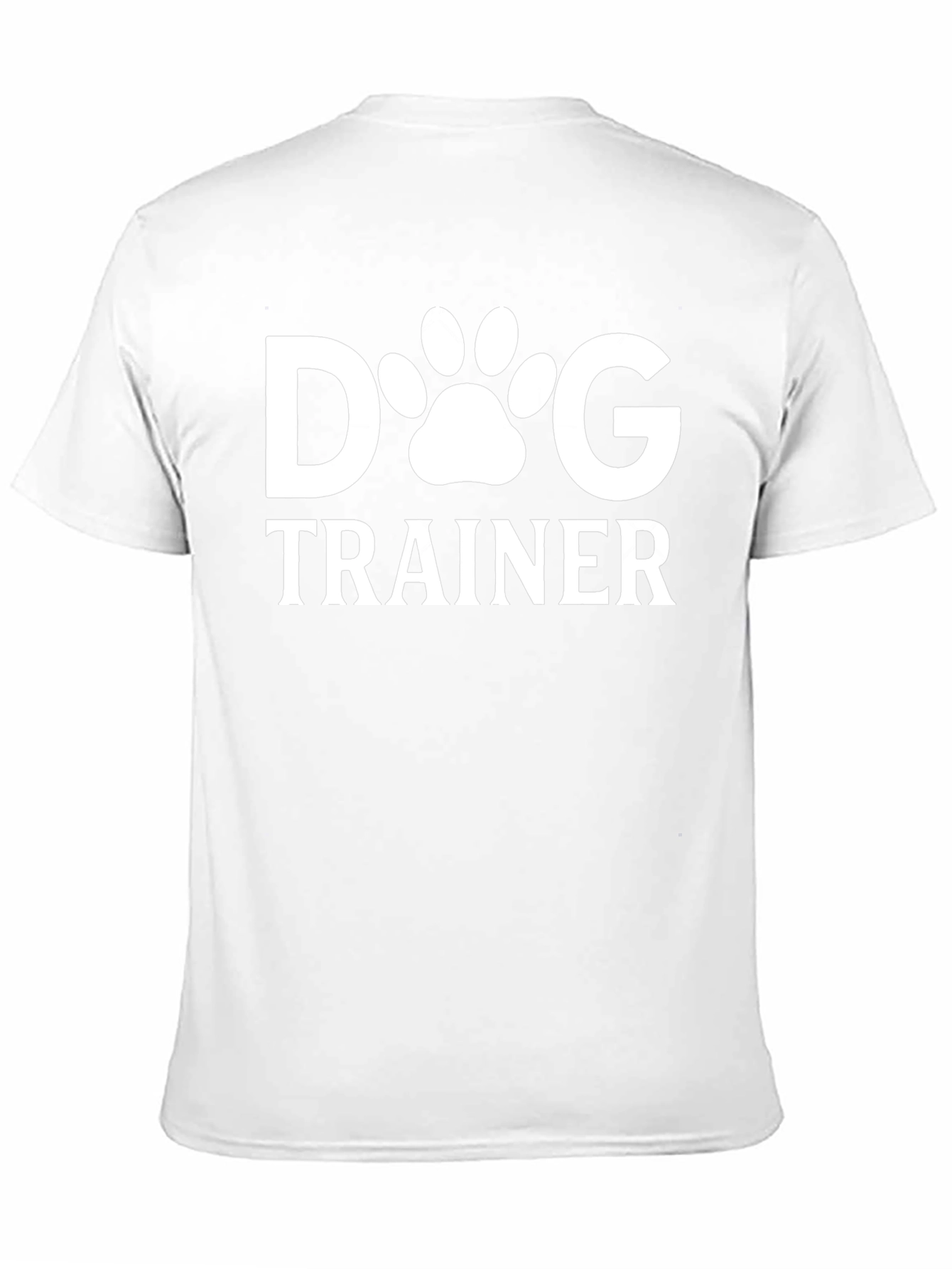 Dog Trainer Graphic Tee - Black Crew Neck