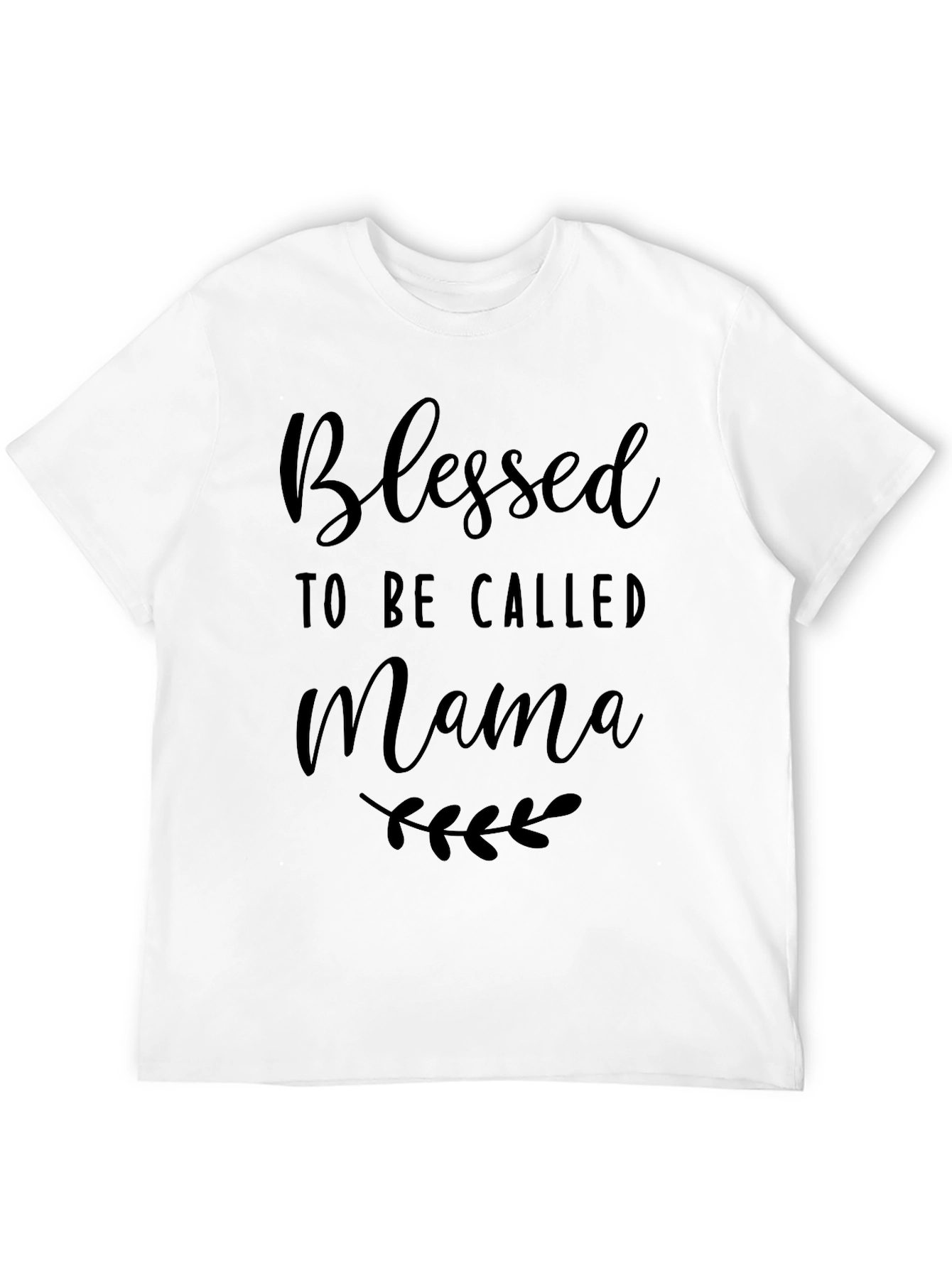 Blessed Mama Graphic Tee - Black T-Shirt