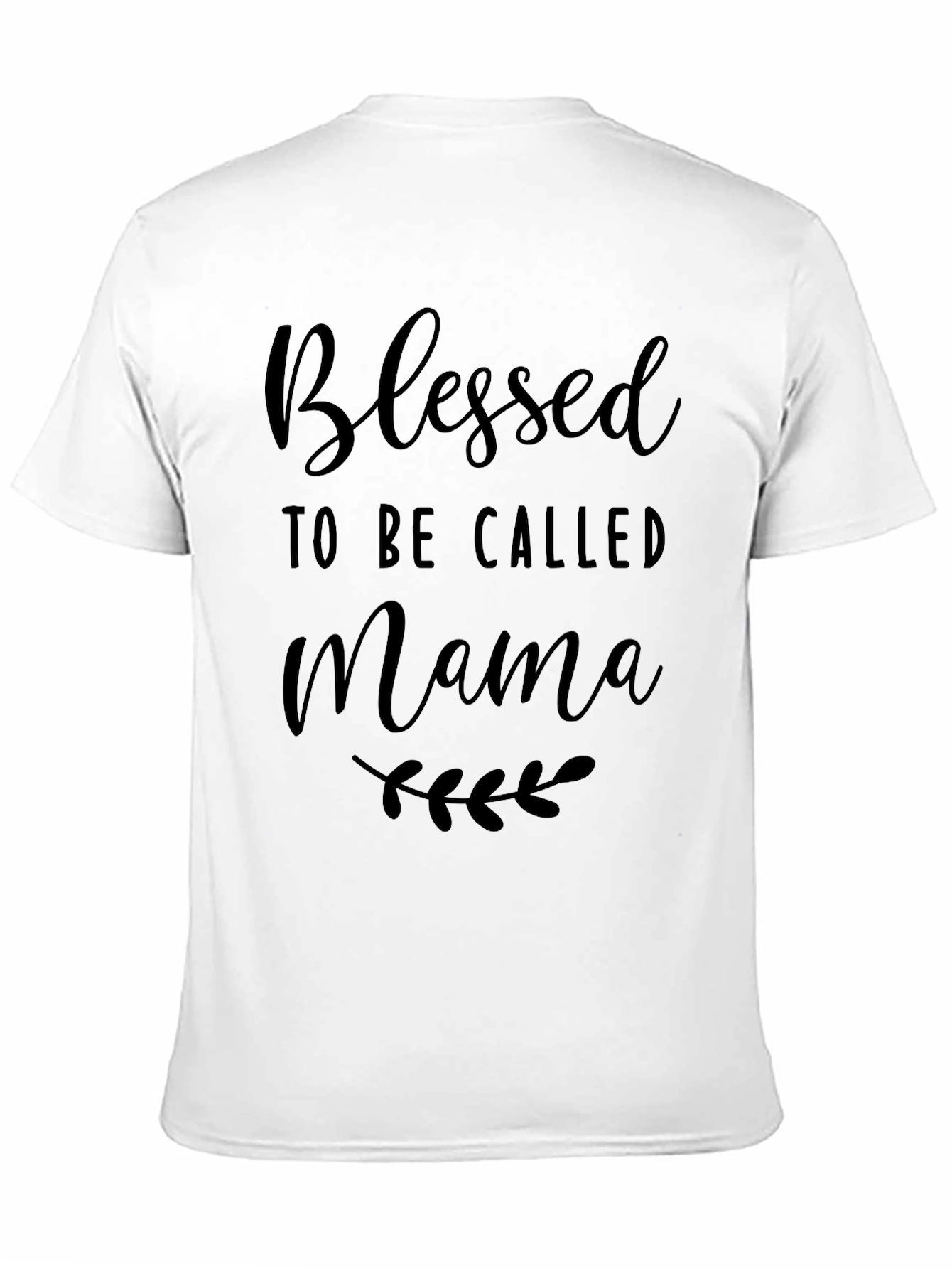 Blessed Mama Graphic Tee - Black T-Shirt