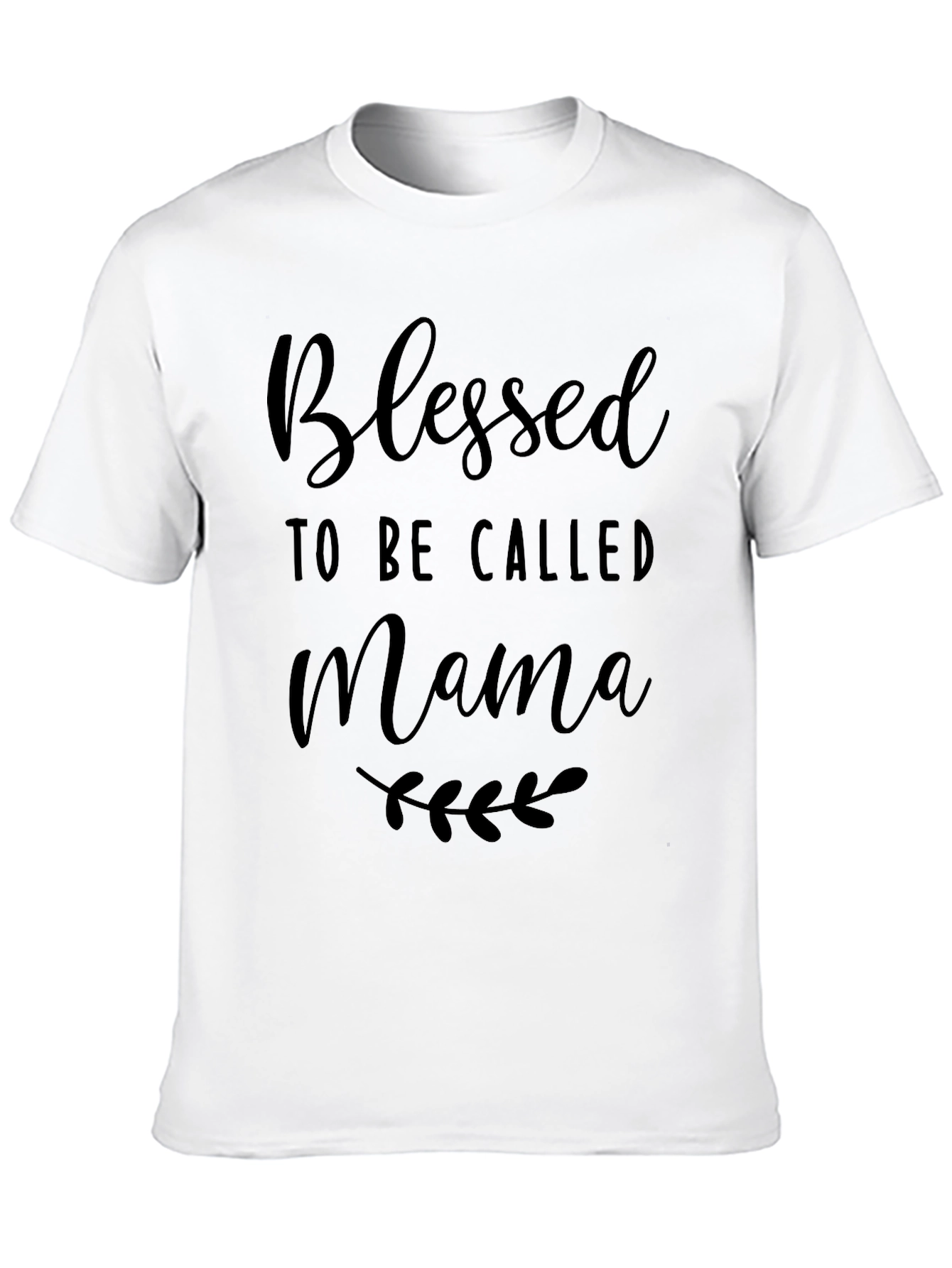 Blessed Mama Graphic Tee - Black T-Shirt