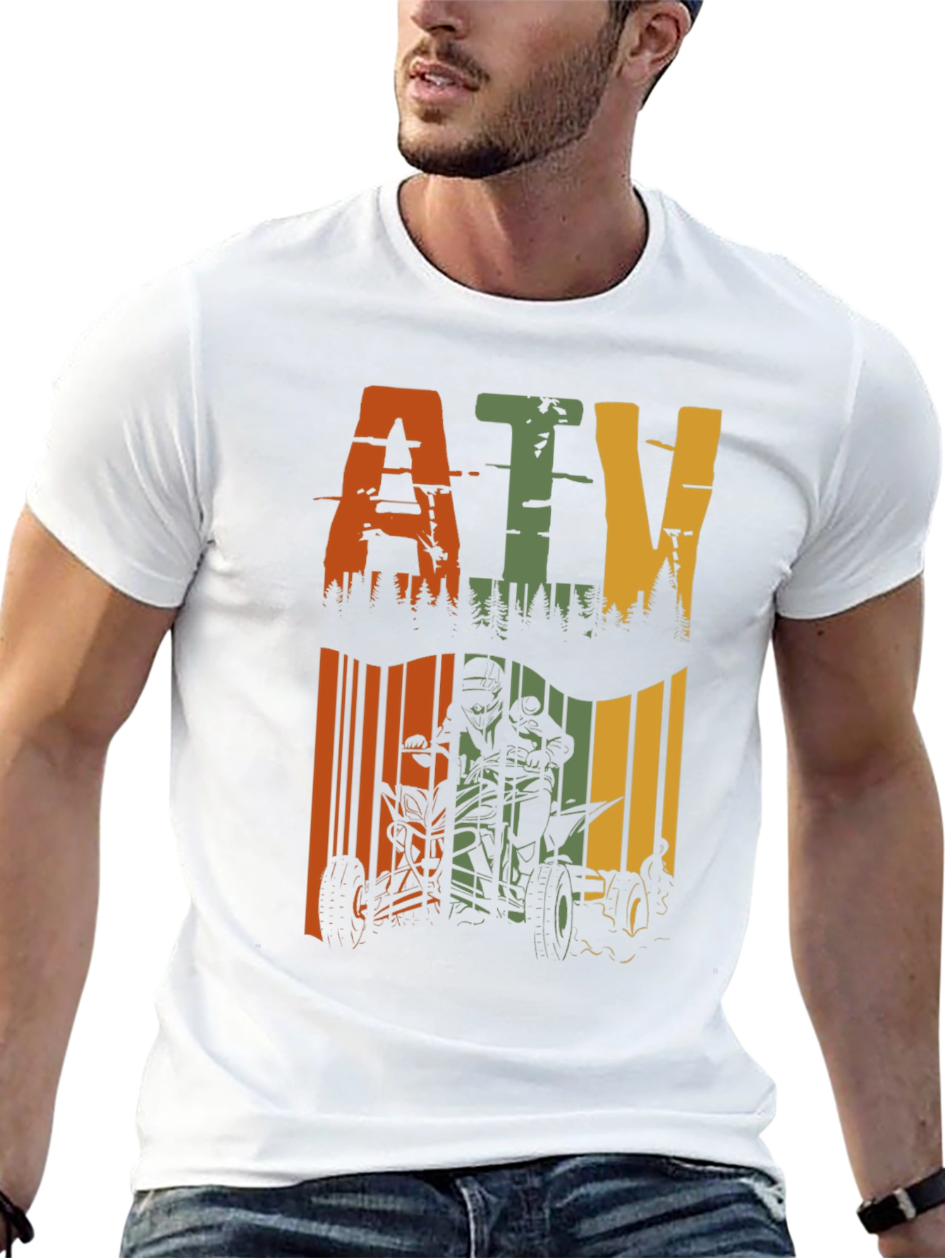 Retro ATV Rider T-Shirt