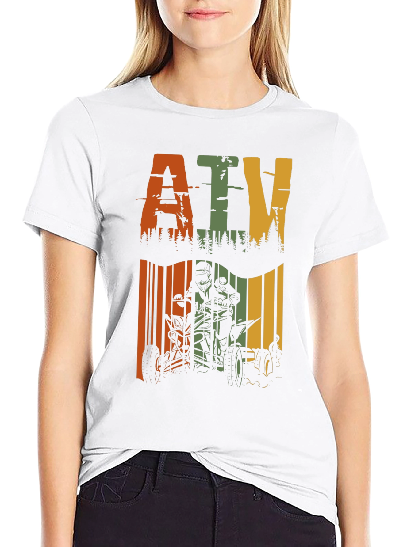 Retro ATV Rider T-Shirt