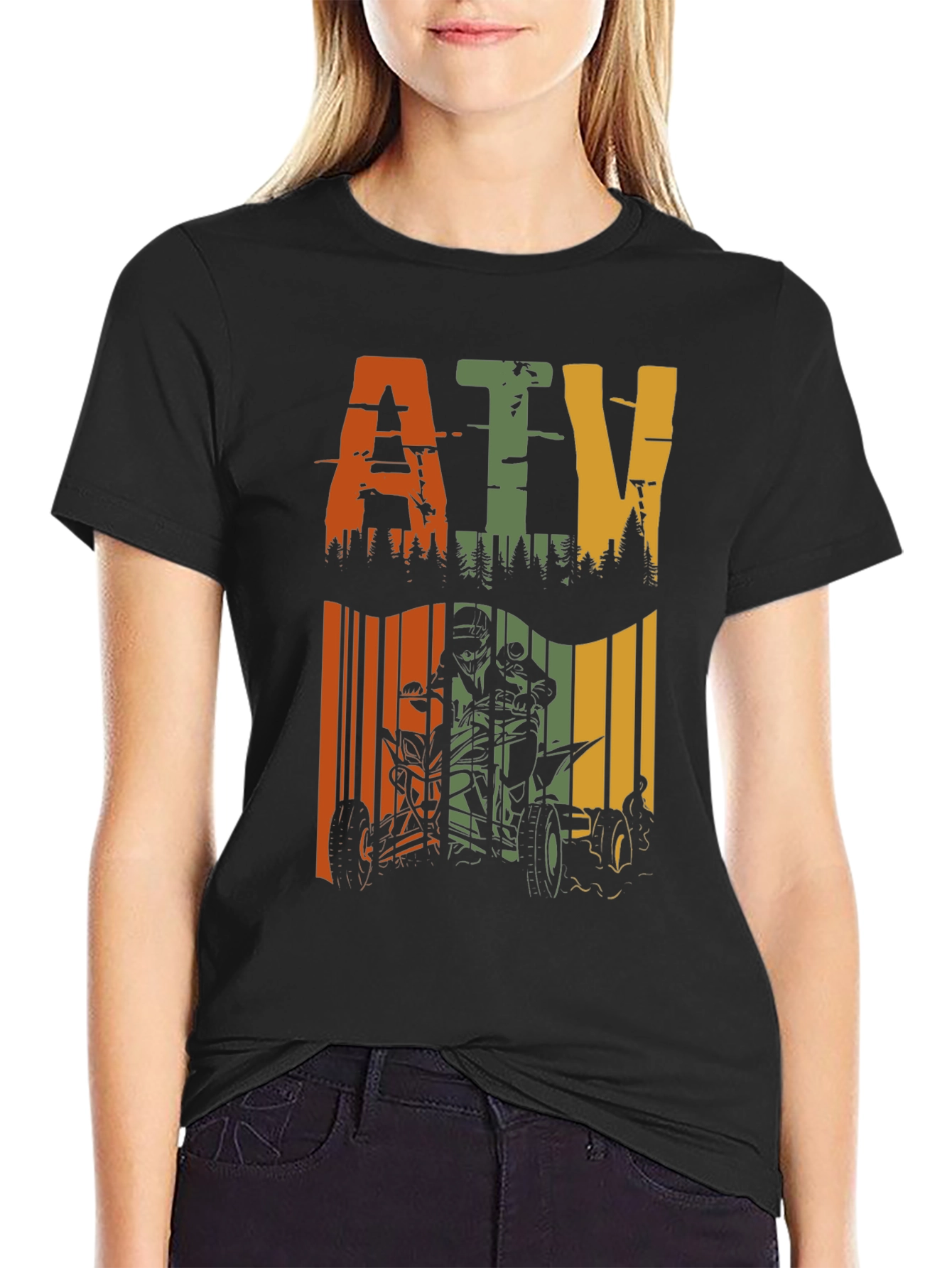 Retro ATV Rider T-Shirt