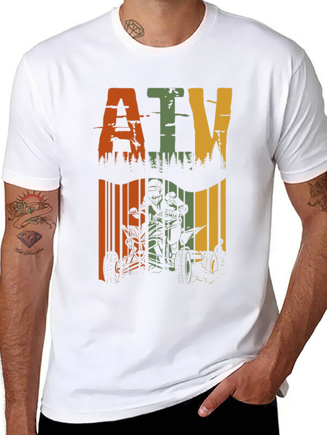 Retro ATV Rider T-Shirt