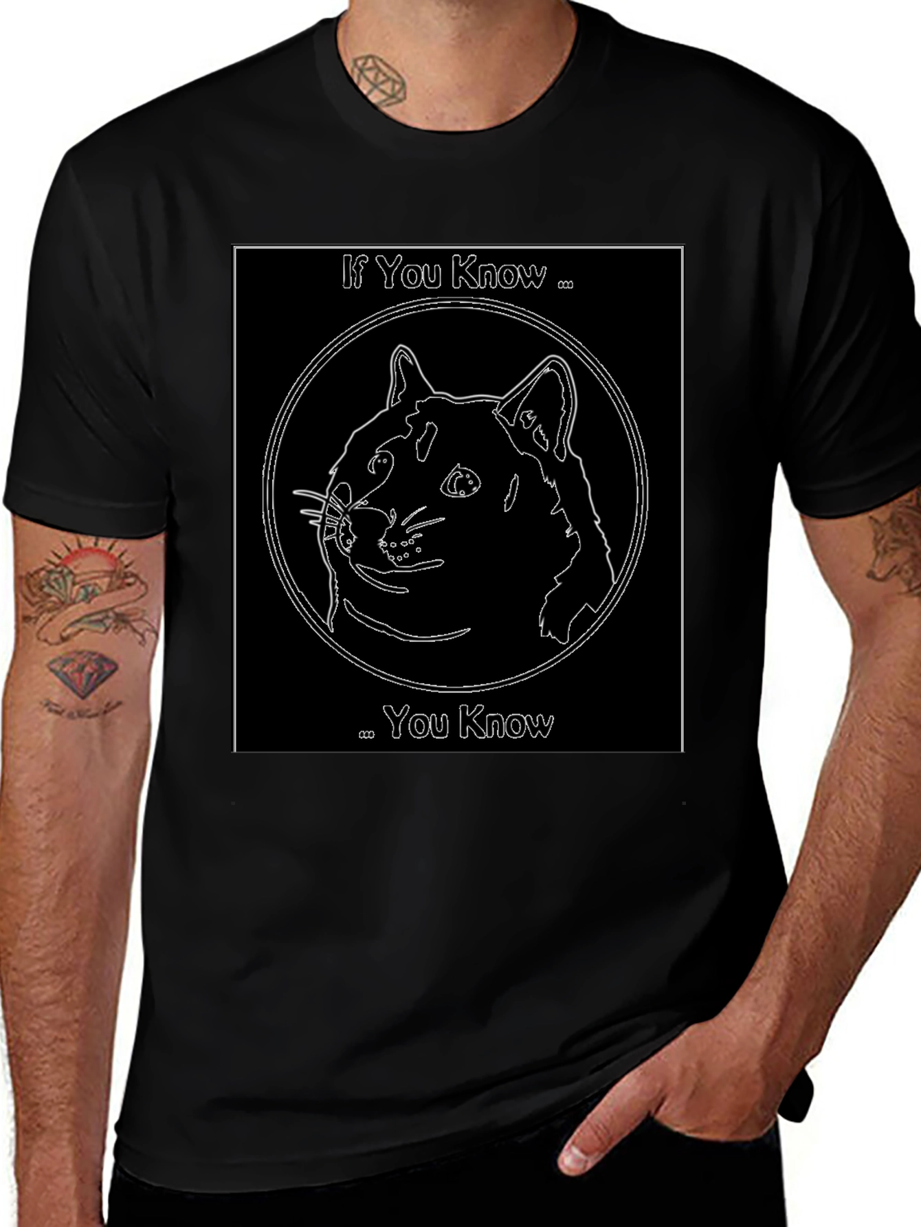 If You Know Doge Black T-Shirt