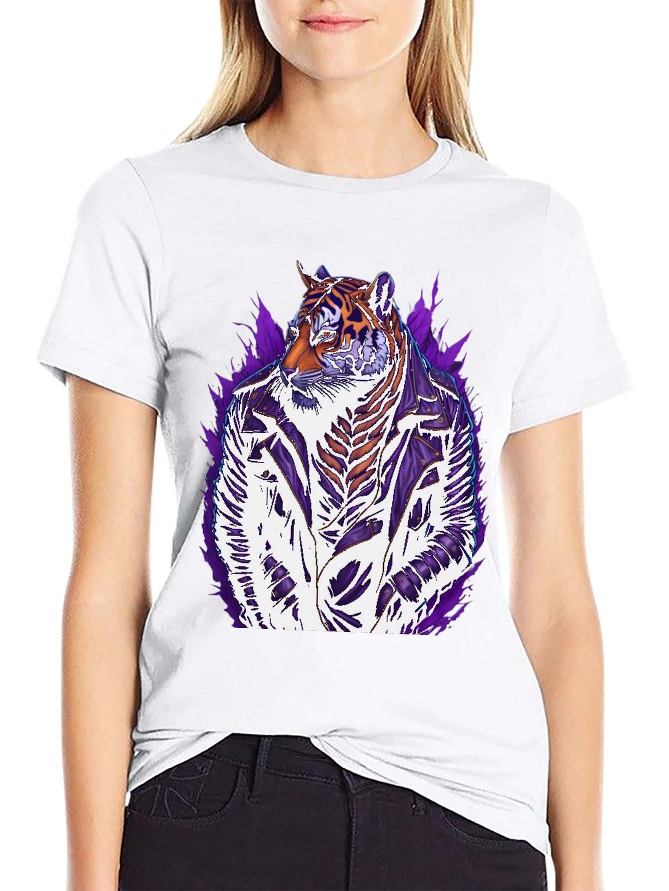 Tiger Graphic T-Shirt - Stylish Animal Design