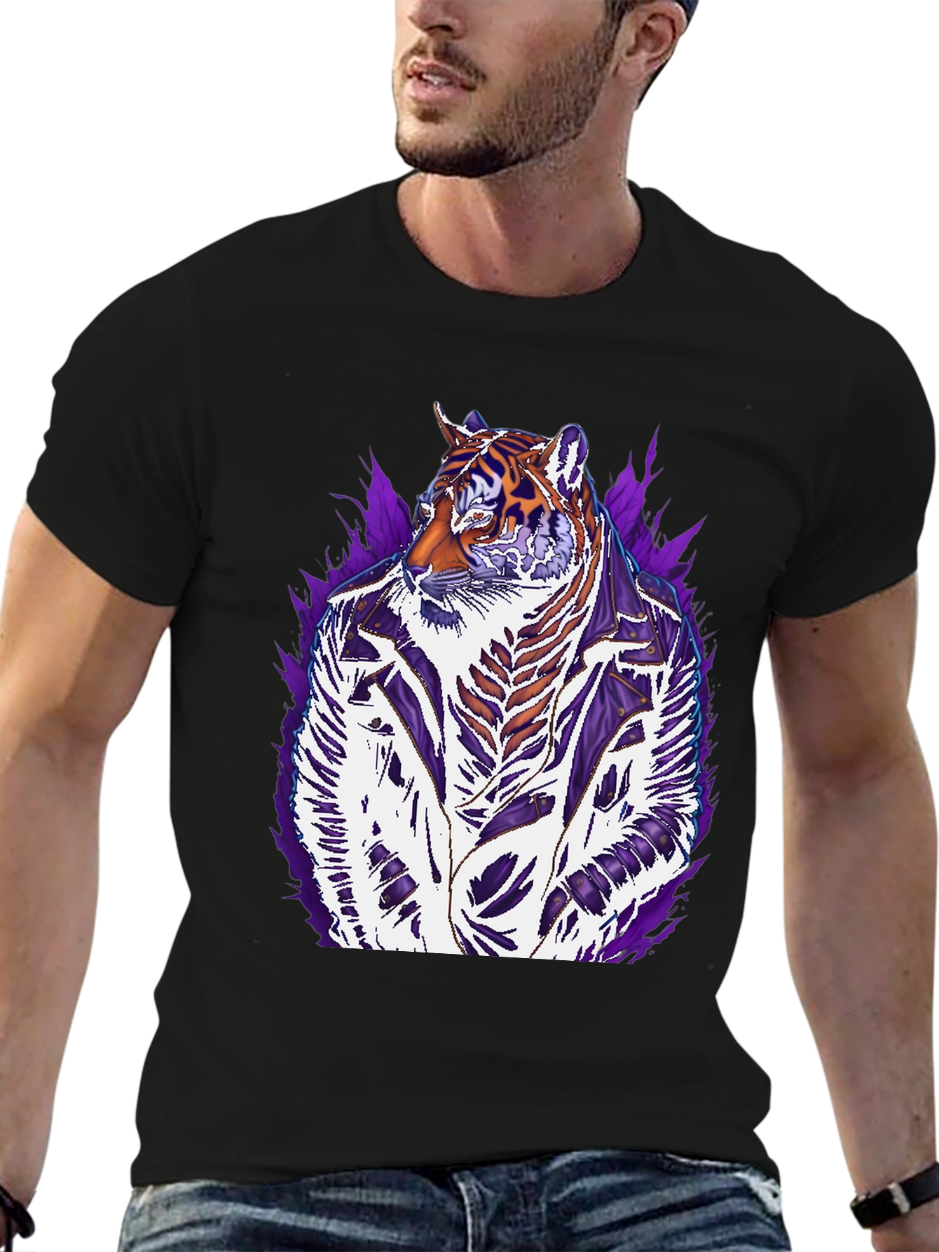 Tiger Graphic T-Shirt - Stylish Animal Design