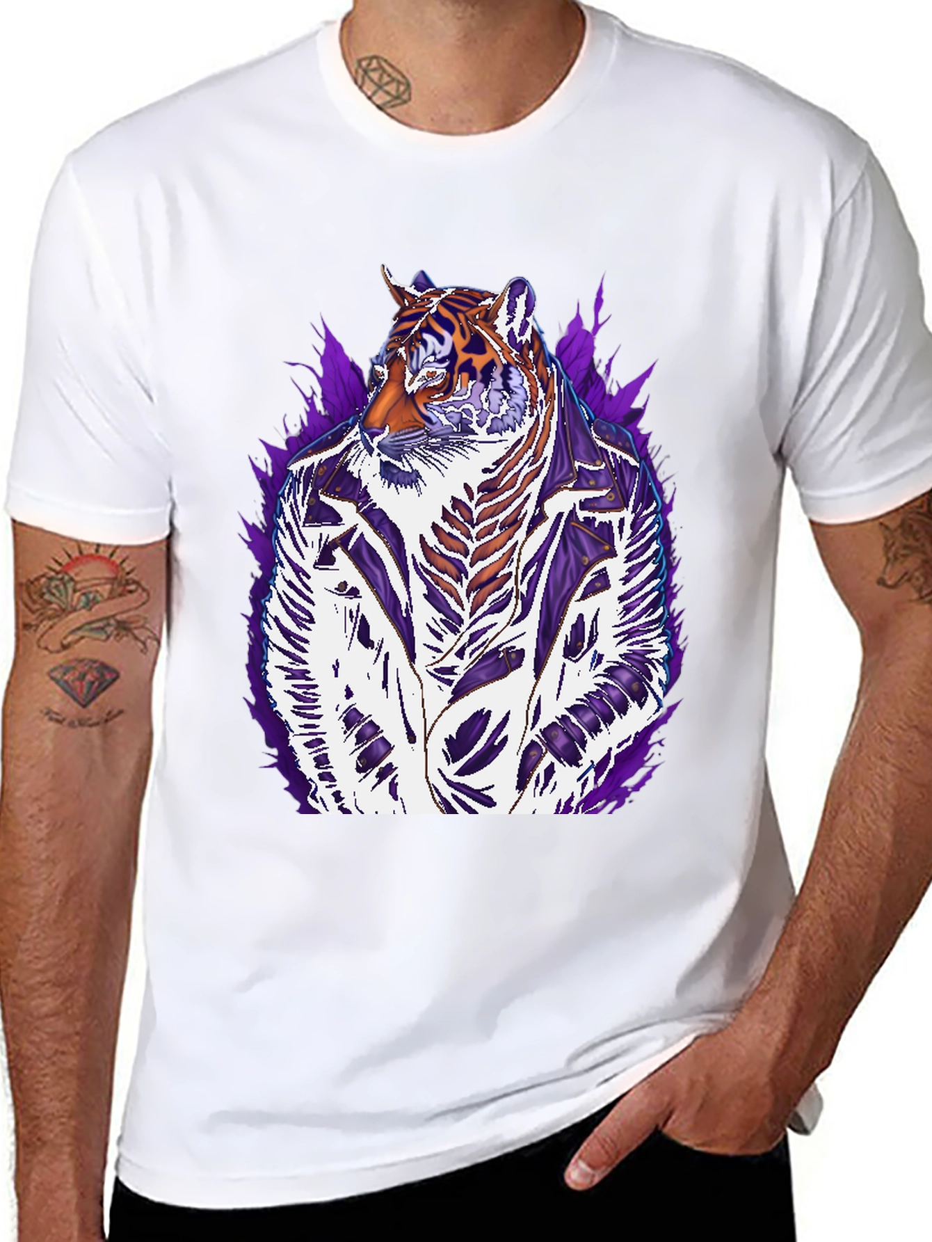 Tiger Graphic T-Shirt - Stylish Animal Design