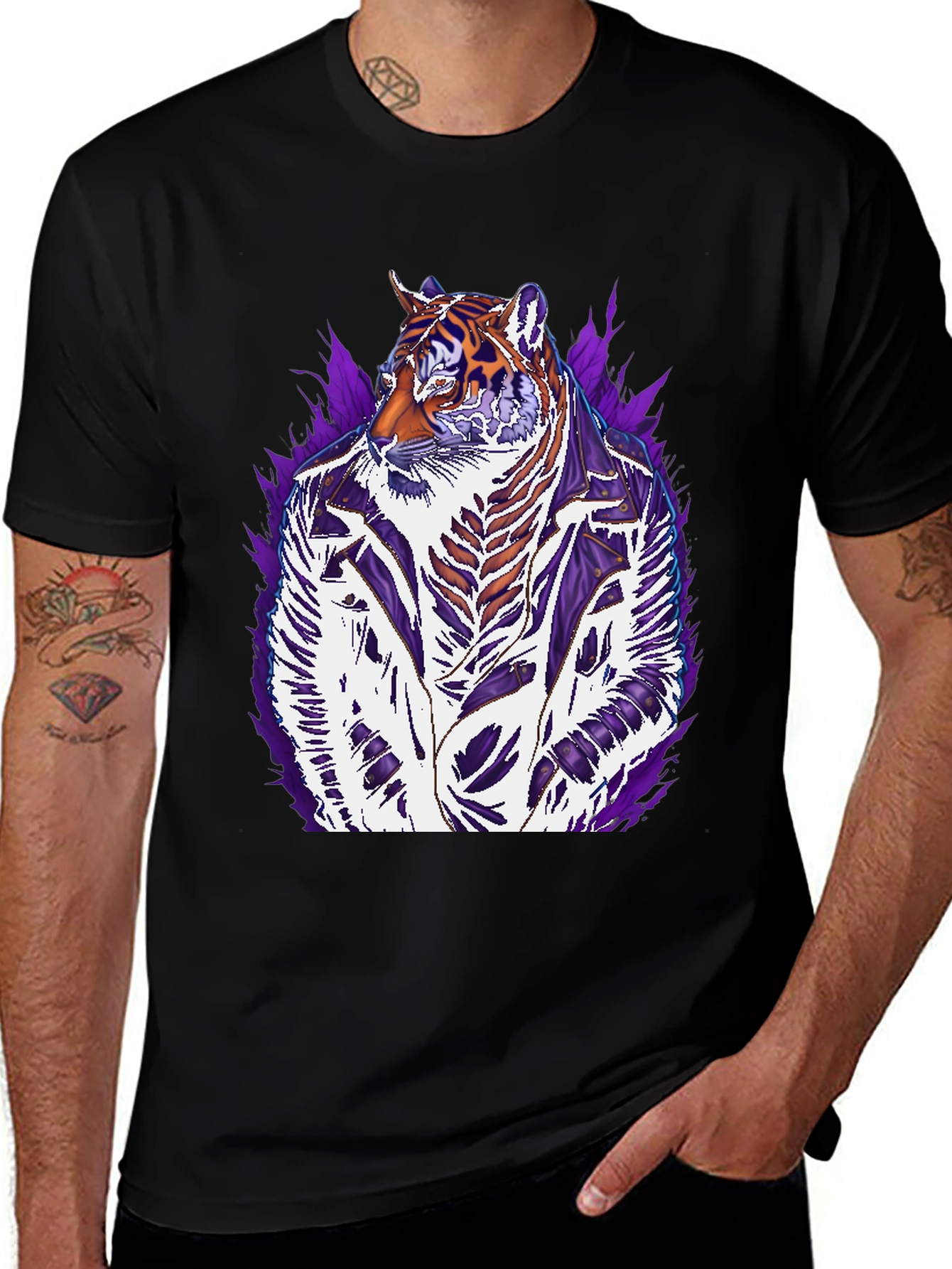 Tiger Graphic T-Shirt - Stylish Animal Design