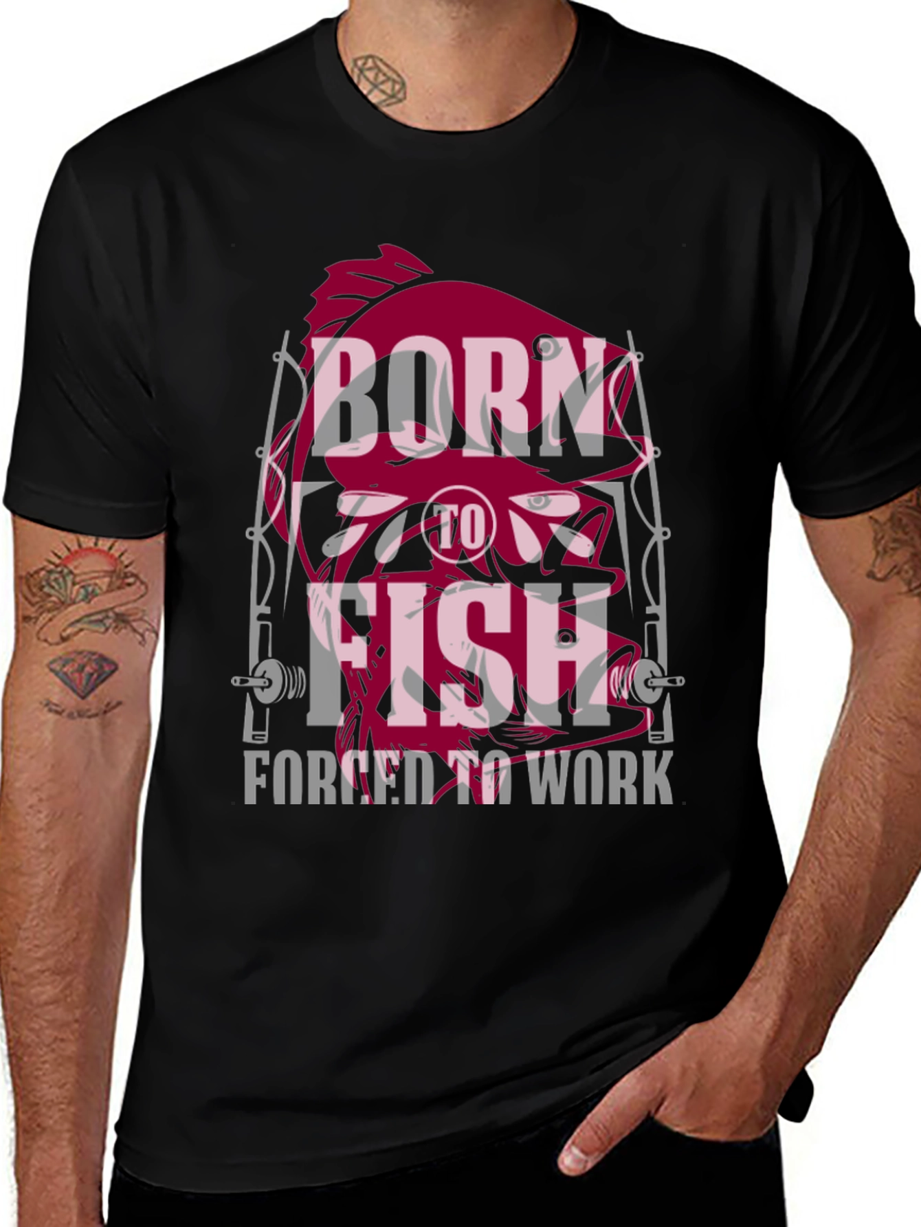 Born to Fish T-Shirt - Fishing Lover Tee