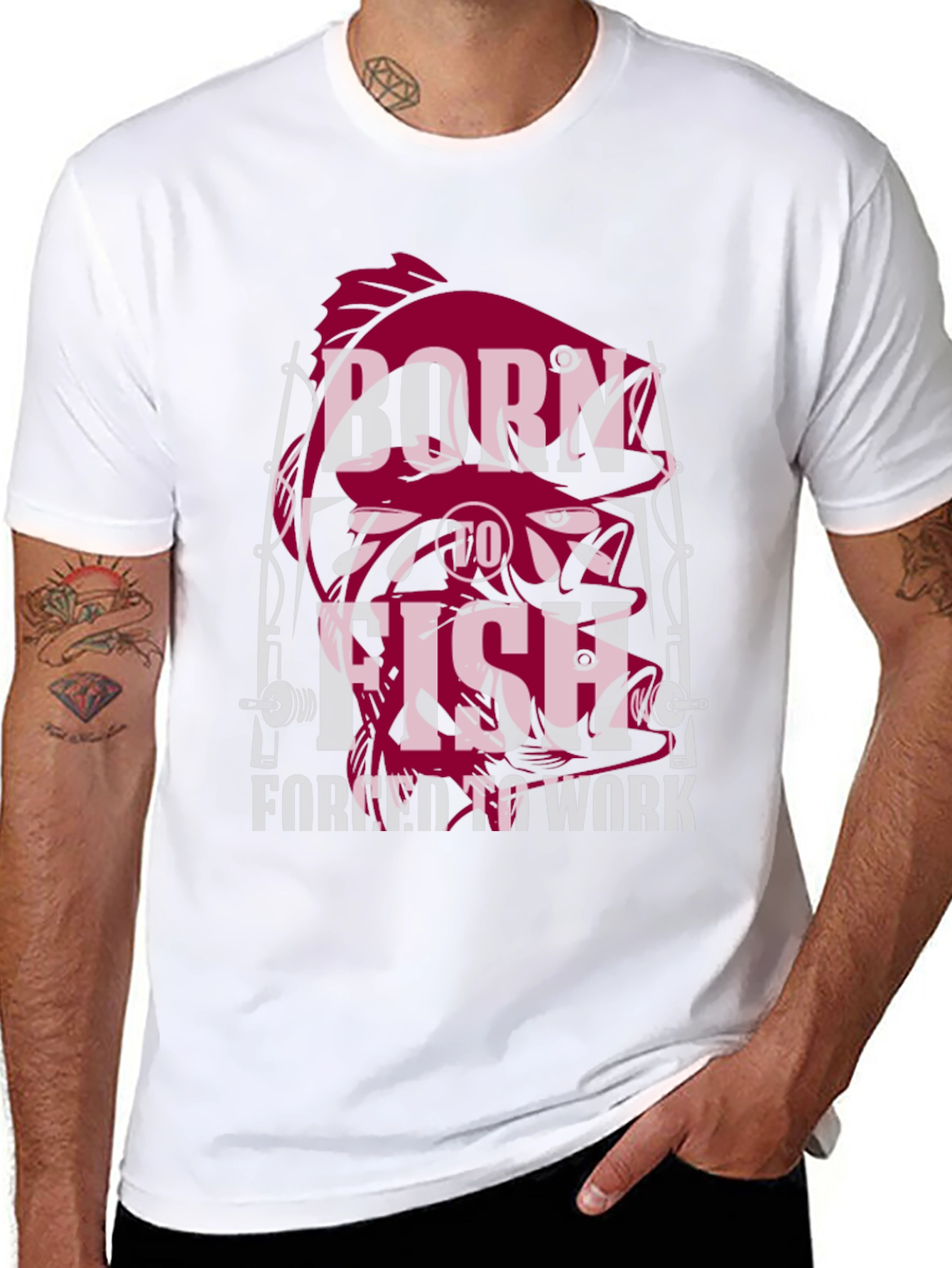 Born to Fish T-Shirt - Fishing Lover Tee