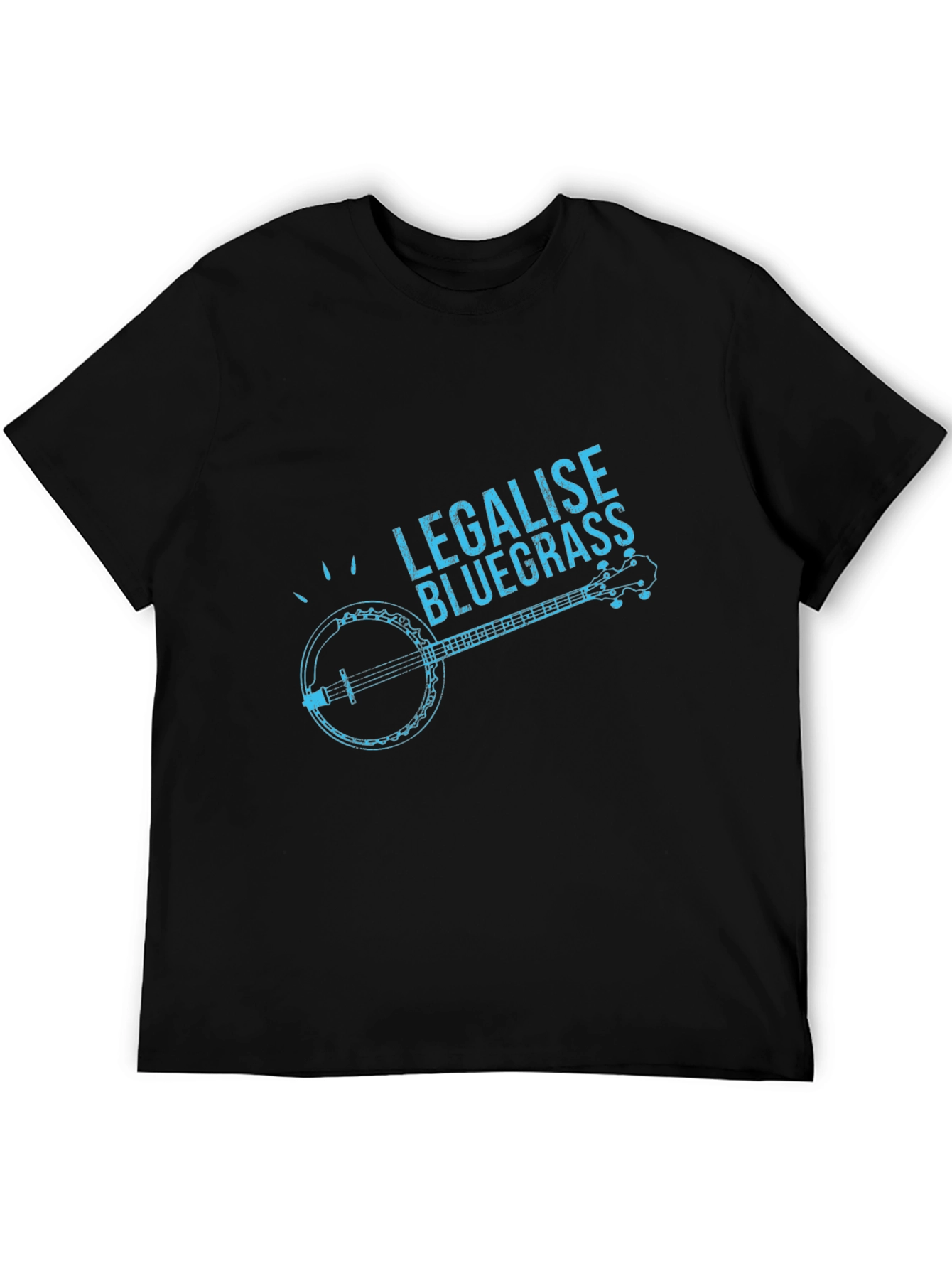 Legalise Bluegrass Black T-Shirt