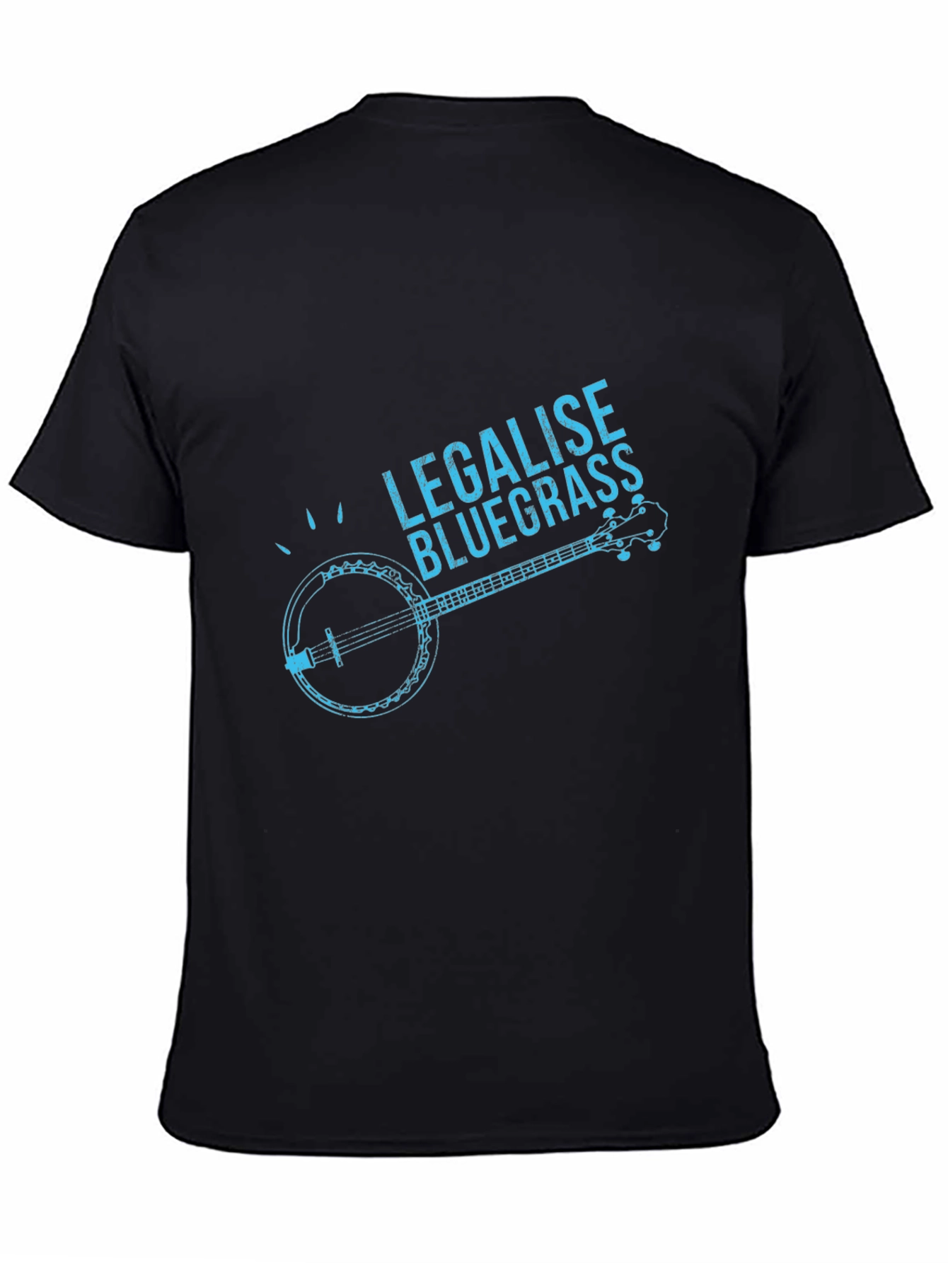 Legalise Bluegrass Black T-Shirt