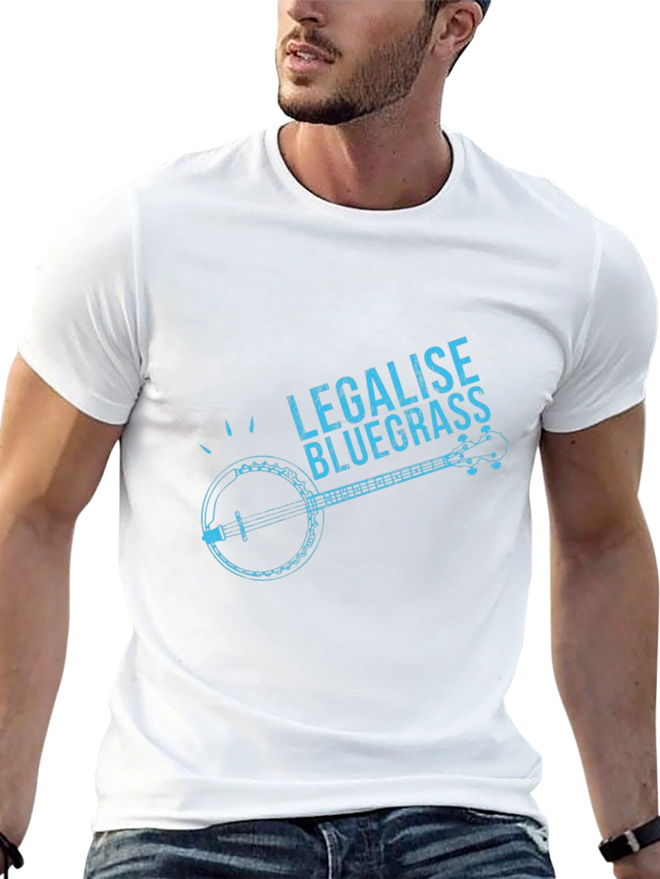 Legalise Bluegrass Black T-Shirt