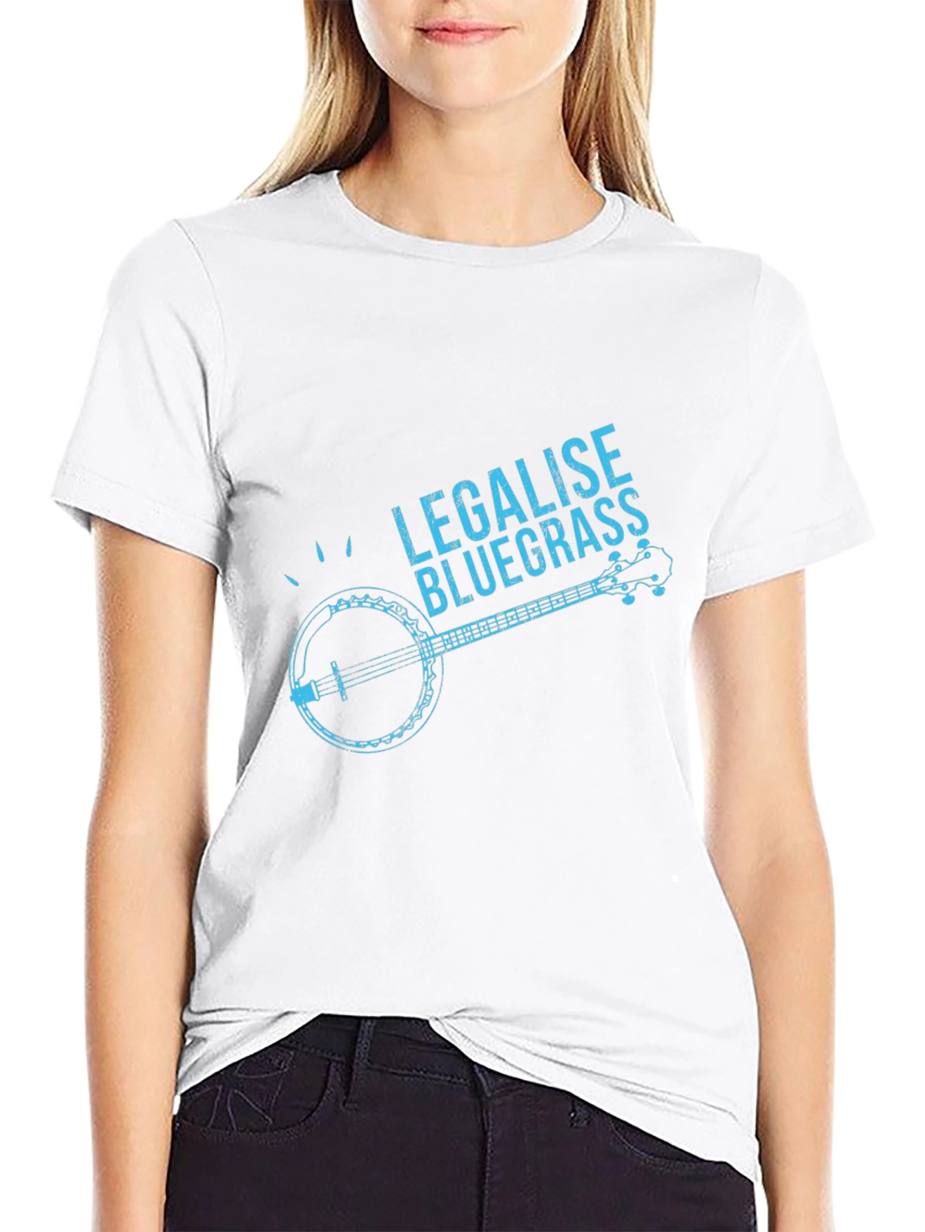 Legalise Bluegrass Black T-Shirt