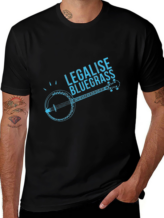 Legalise Bluegrass Black T-Shirt