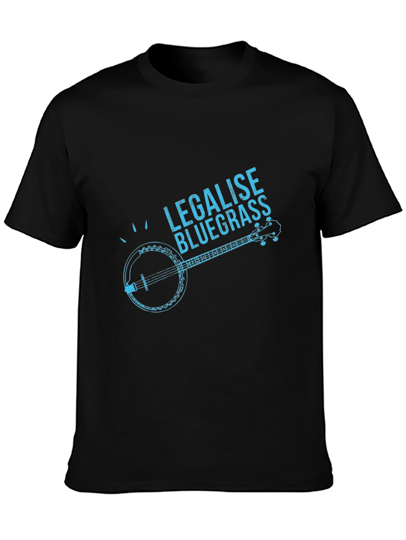 Legalise Bluegrass Black T-Shirt