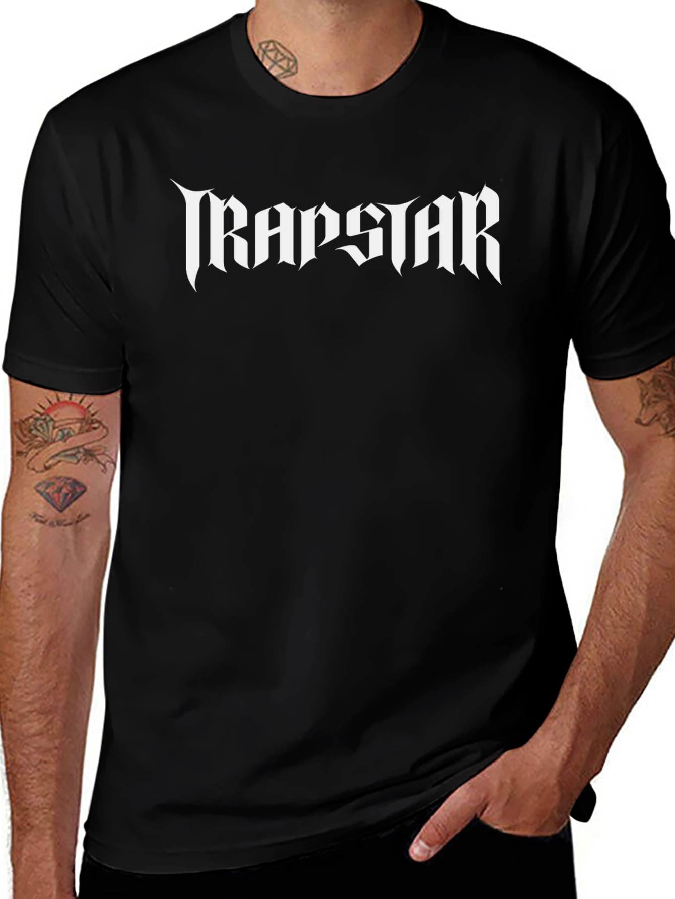 Trapstar Graphic Tee - Mens Black Short Sleeve