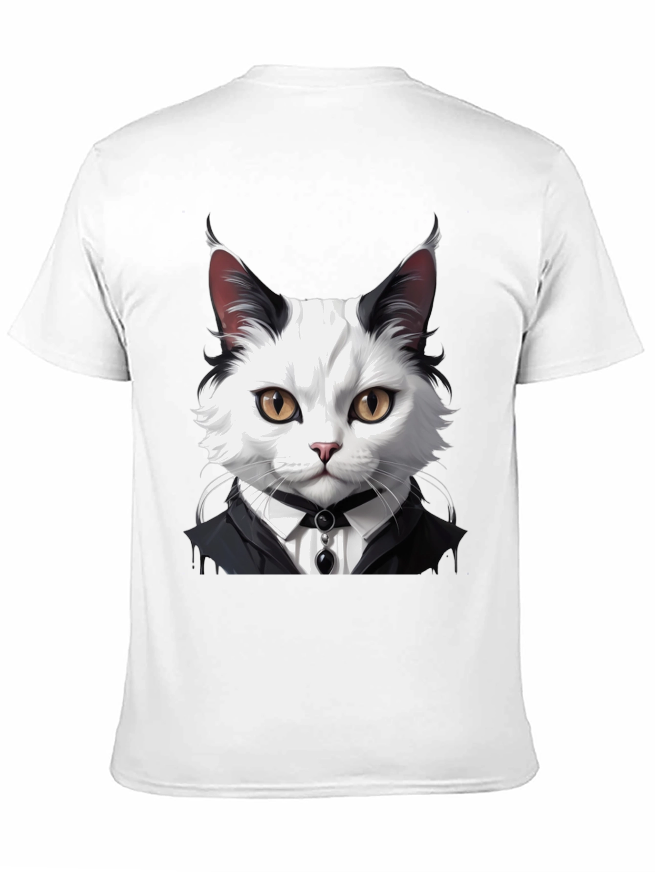Cat Tuxedo T-Shirt - Cool Feline Fashion