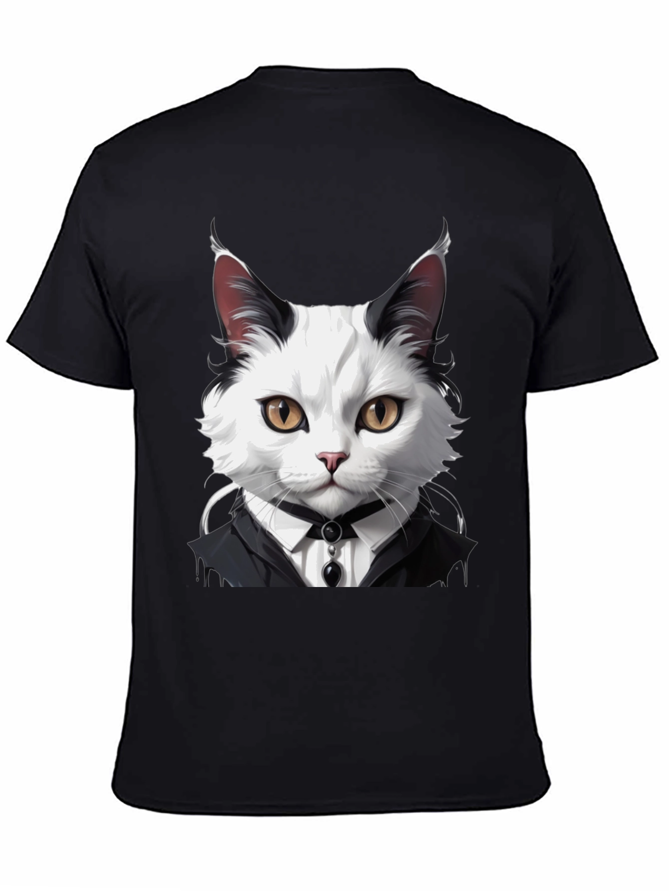 Cat Tuxedo T-Shirt - Cool Feline Fashion