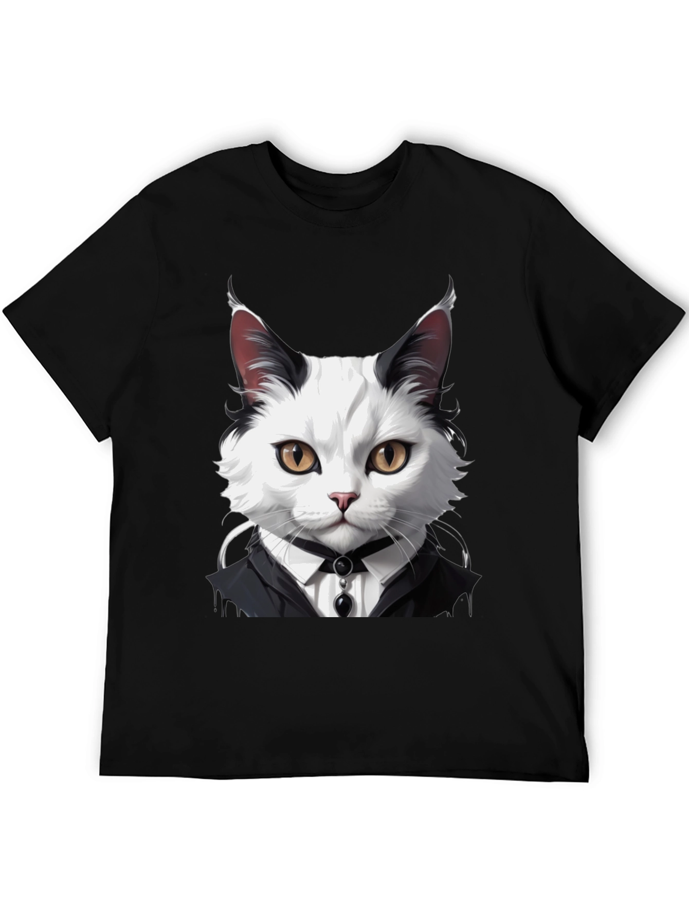 Cat Tuxedo T-Shirt - Cool Feline Fashion