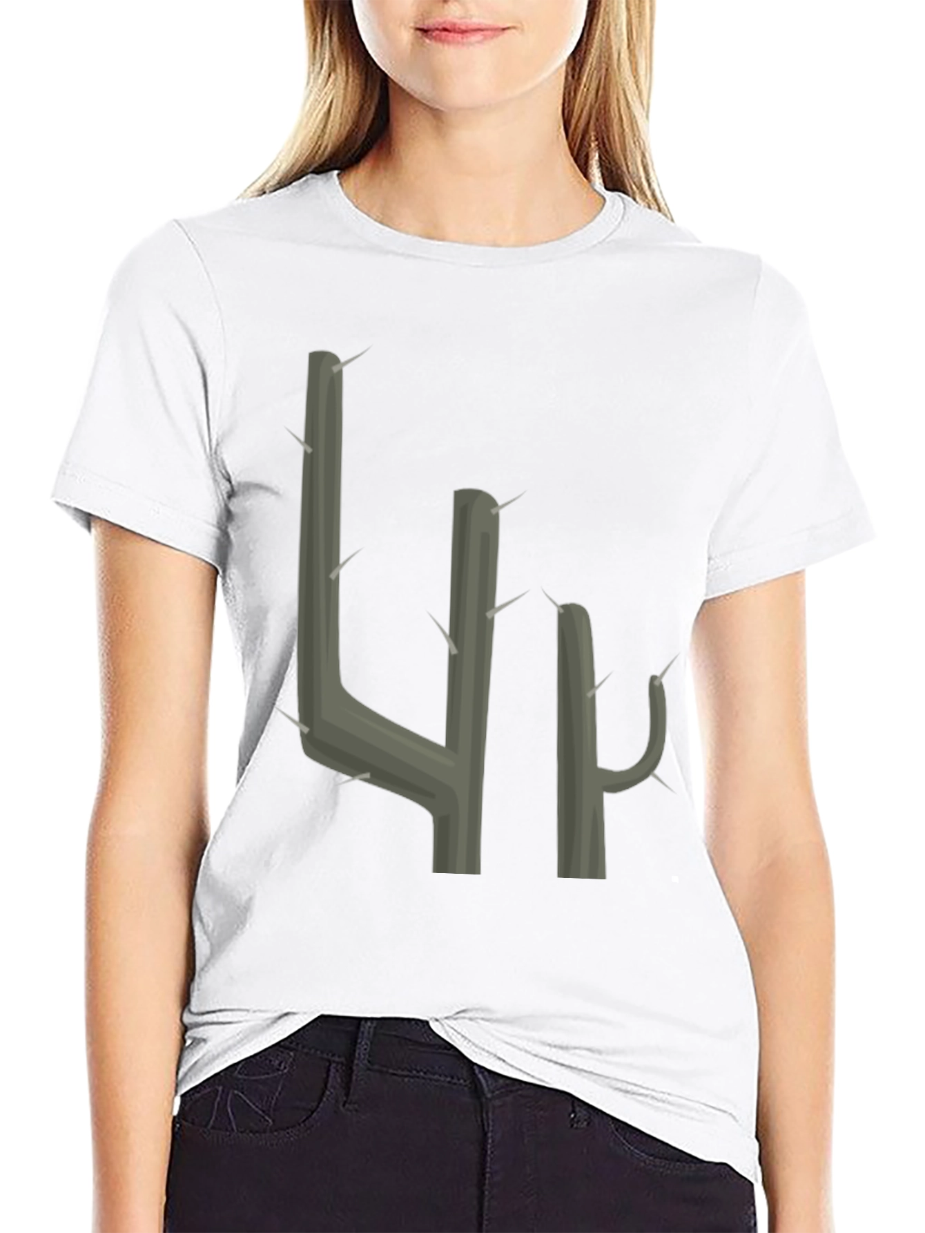 Cactus Graphic Tee - Trendy Desert Style
