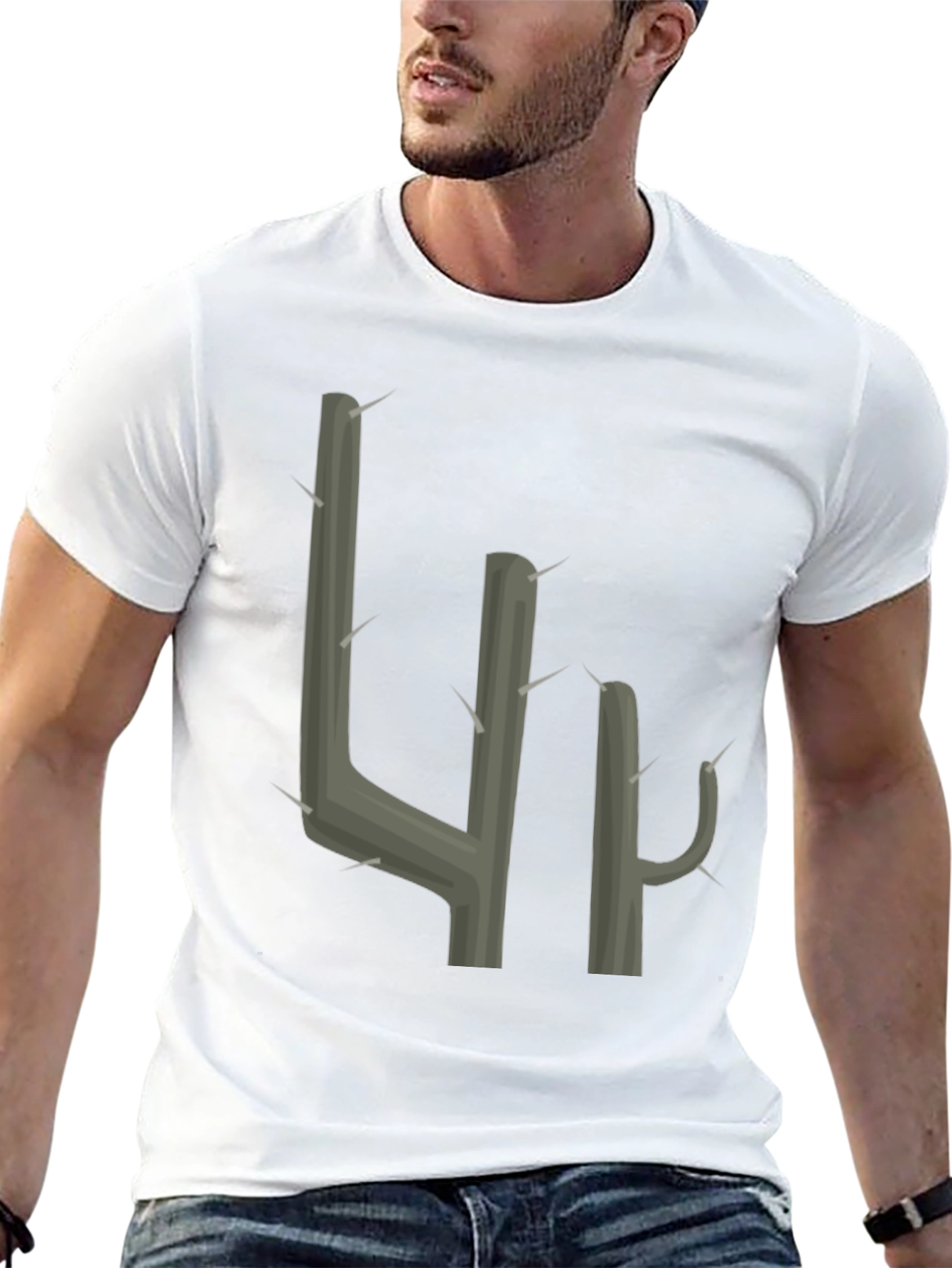 Cactus Graphic Tee - Trendy Desert Style