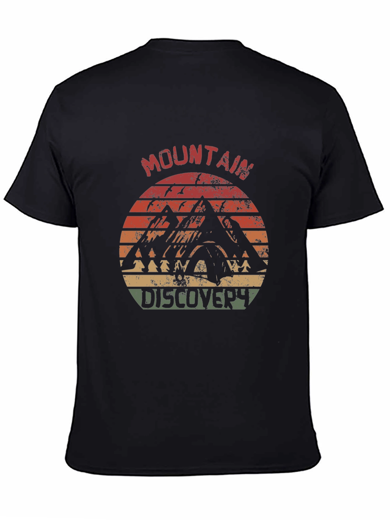 Mountain Discovery Graphic Tee - Retro Style
