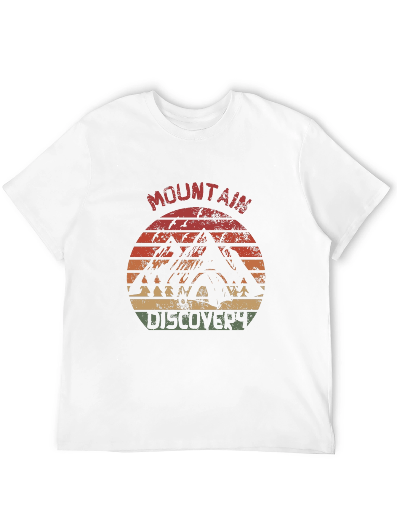 Mountain Discovery Graphic Tee - Retro Style