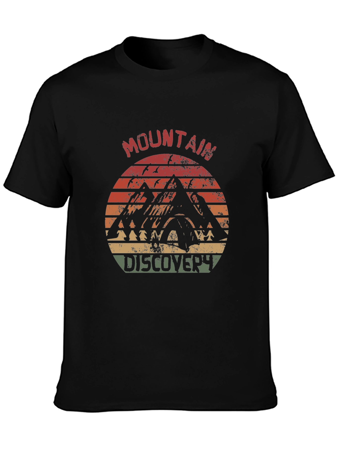 Mountain Discovery Graphic Tee - Retro Style
